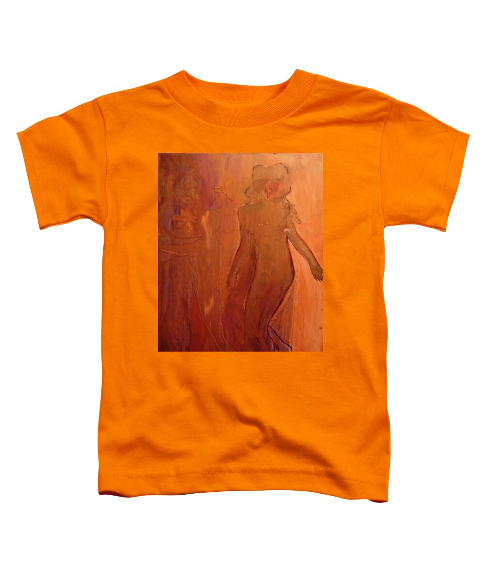 Oil On Canvas Toddler T-Shirt featuring the painting The Seeding by Todd Krasovetz