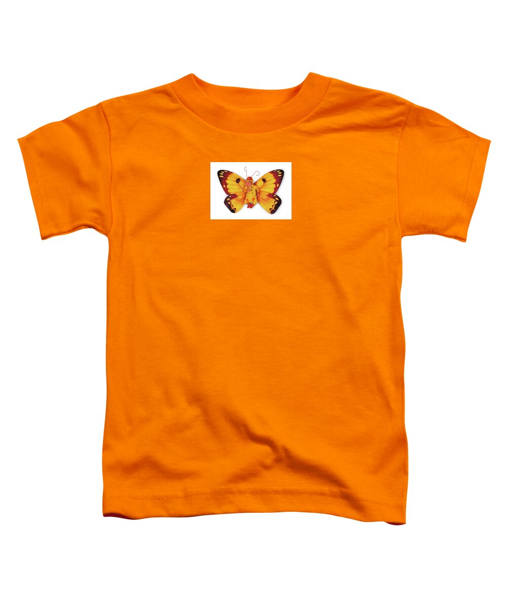 Butterfly Toddler T-Shirt featuring the photograph Tiny Butterfly #6 by Anne Geddes