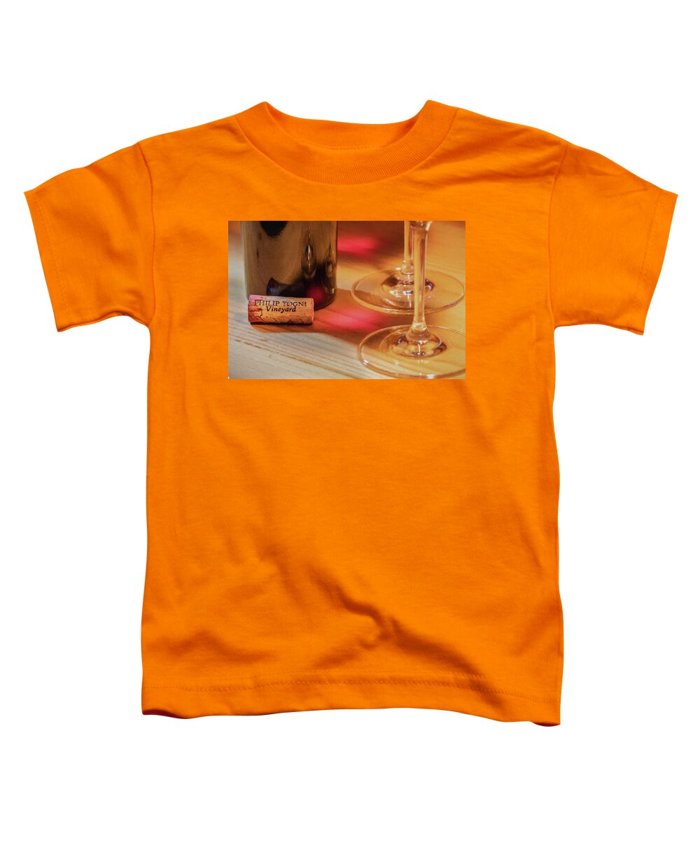 Cabernet Sauvignon Toddler T-Shirt featuring the photograph Togni Wine 4 by David Letts