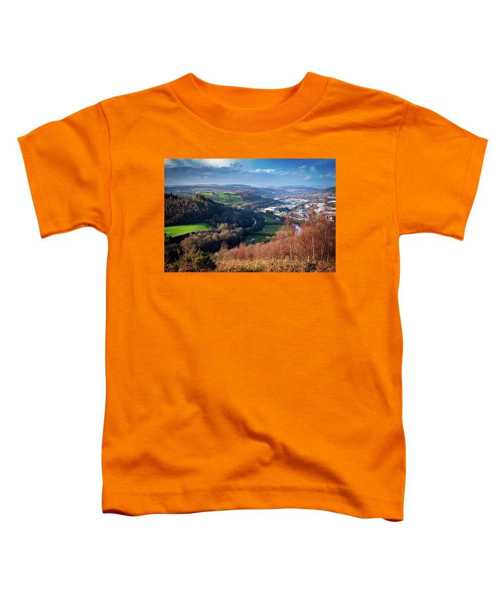 Treforest Industrial Estate Toddler T-Shirt featuring the photograph Treforest Estate by Gavin Lewis
