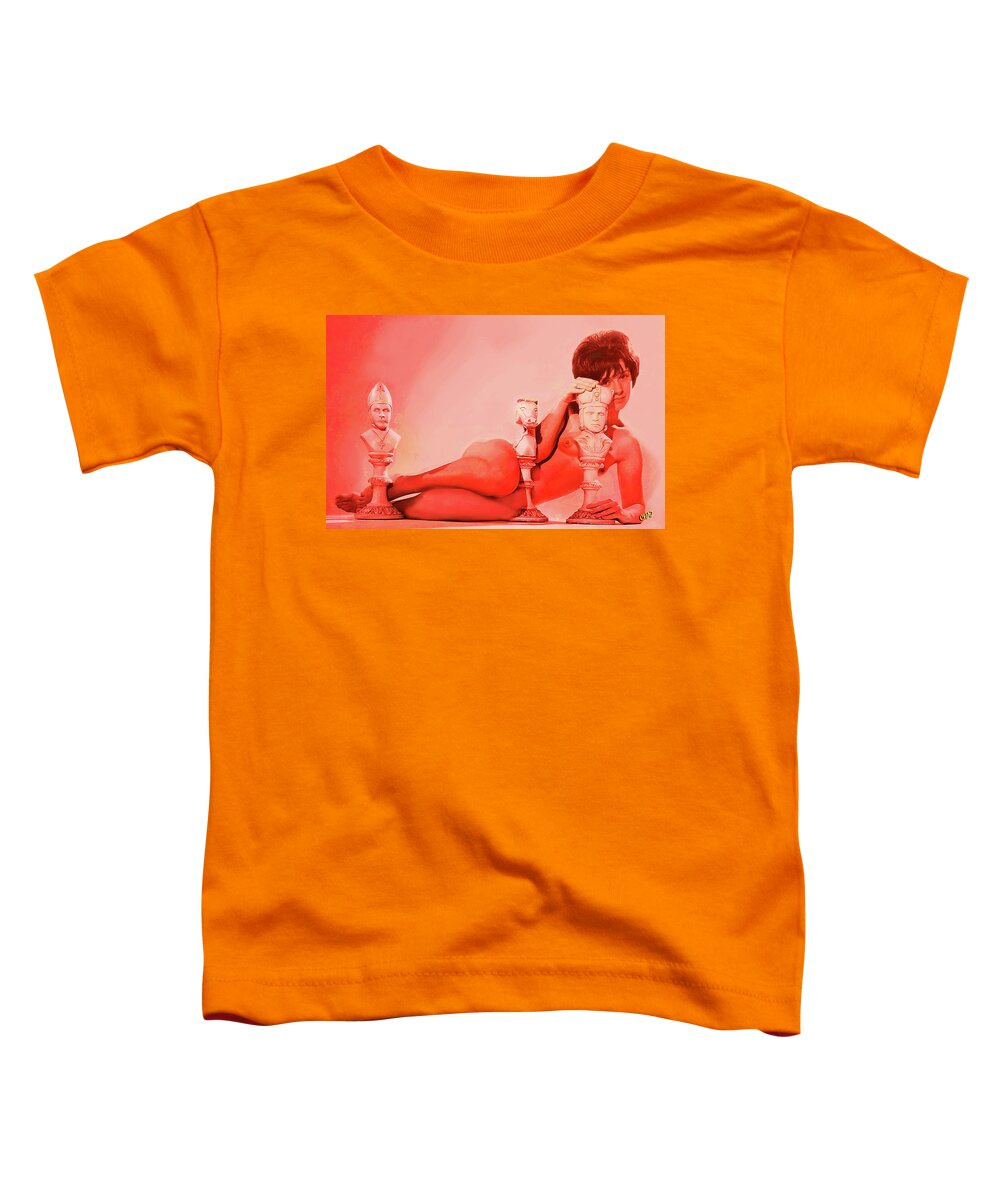 Nudes Toddler T-Shirt featuring the photograph Wanna Play Chess by CHAZ Daugherty