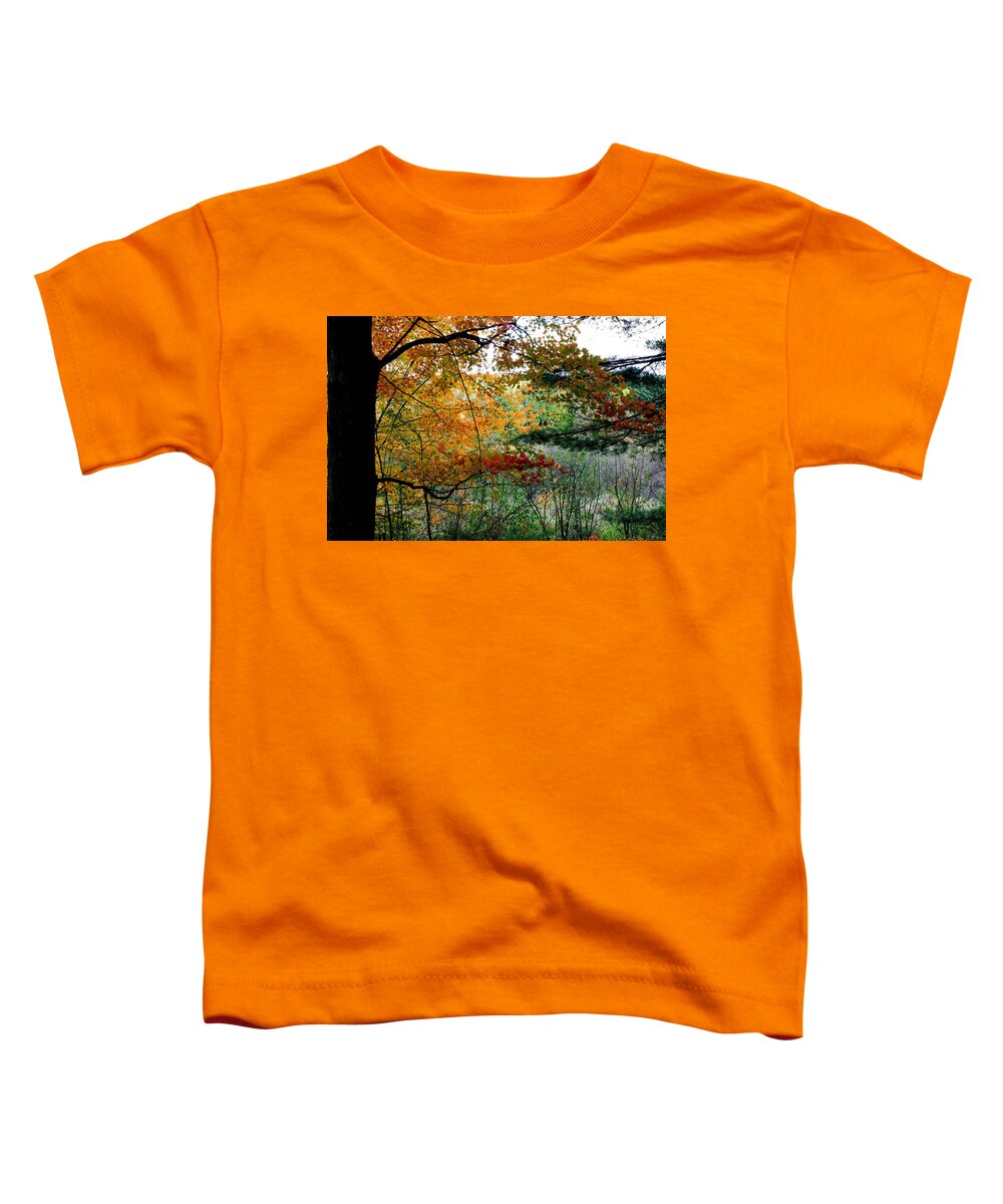 Autumn Toddler T-Shirt featuring the photograph Waves of Autumn by Kristin Hatt