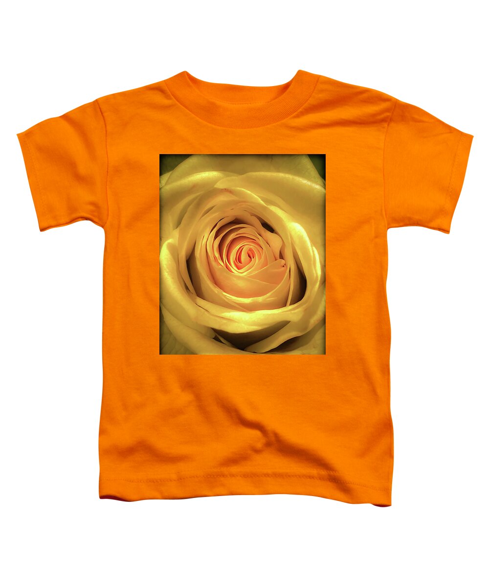Flower Toddler T-Shirt featuring the photograph Yellow Rose by Anamar Pictures