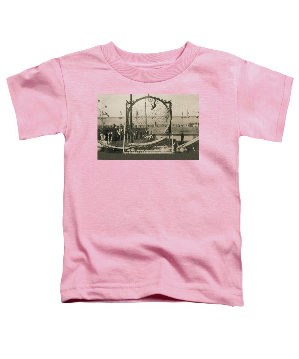 Entertainment Toddler T-Shirt featuring the photograph Loop The Loop, Bicycle Daredevil #1 by Science Source