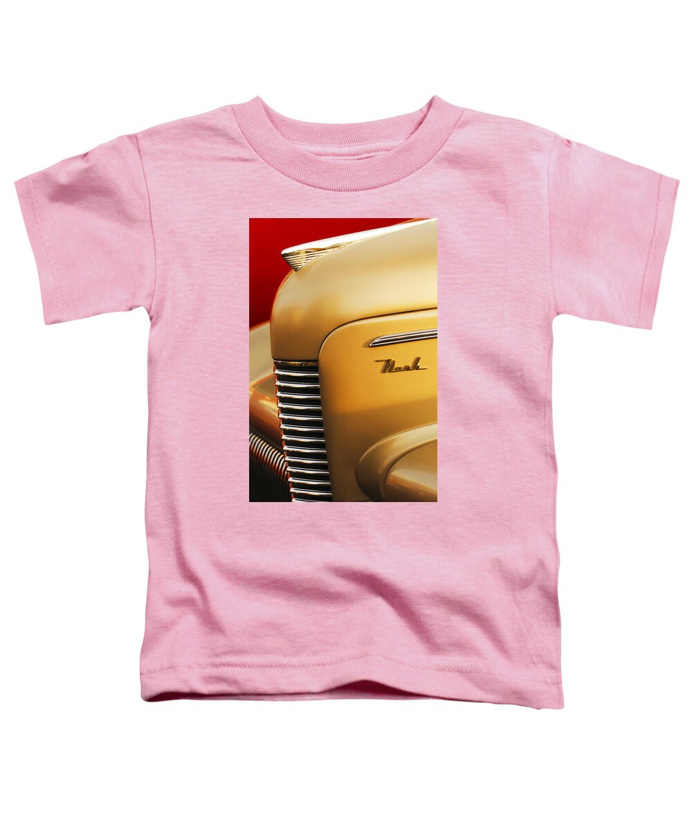 1940 Nash Sedan Grille Toddler T-Shirt featuring the photograph 1940 Nash Sedan Grille by Jill Reger