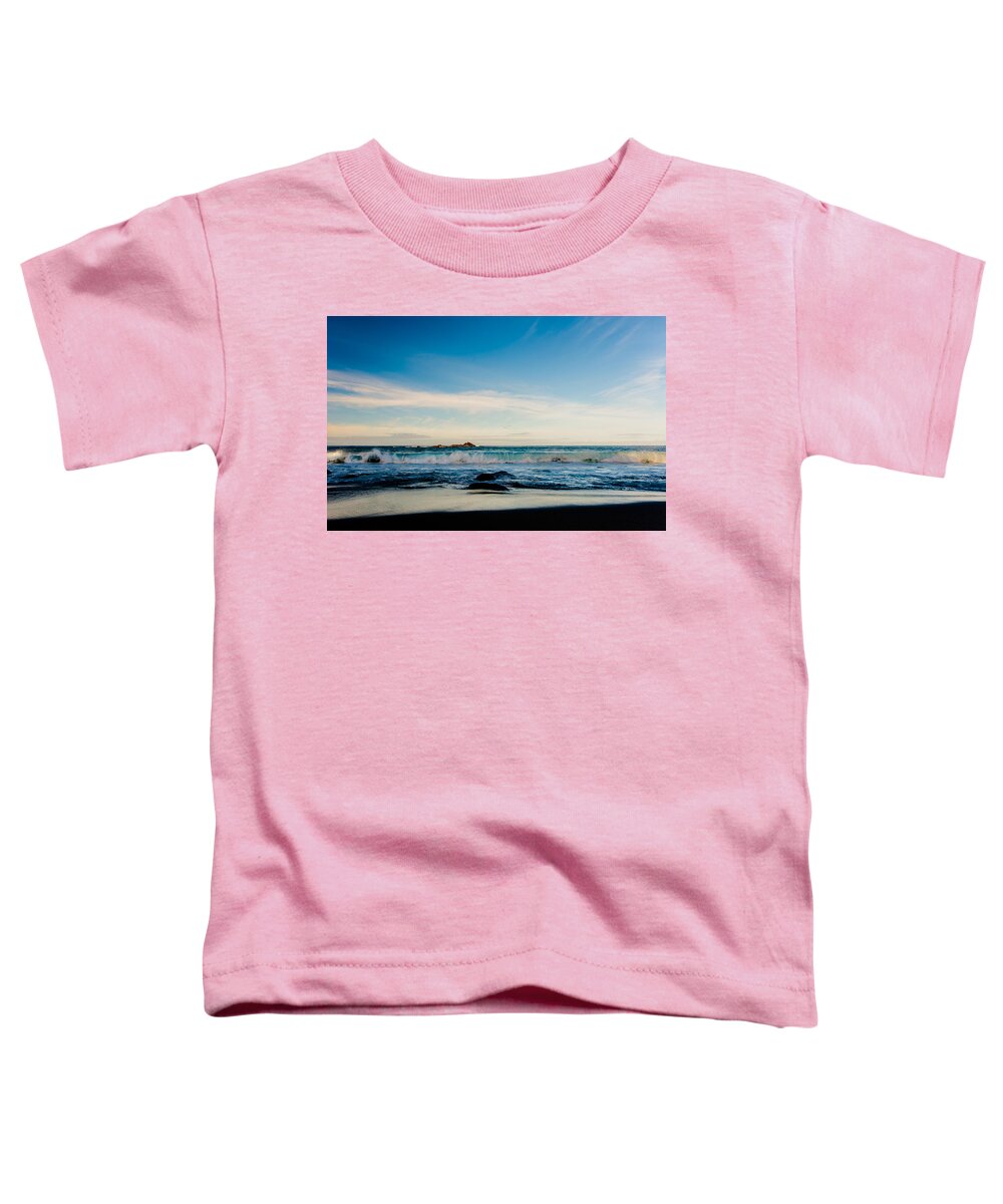 Abstract Toddler T-Shirt featuring the photograph Sunlight on beach #2 by Joseph Amaral