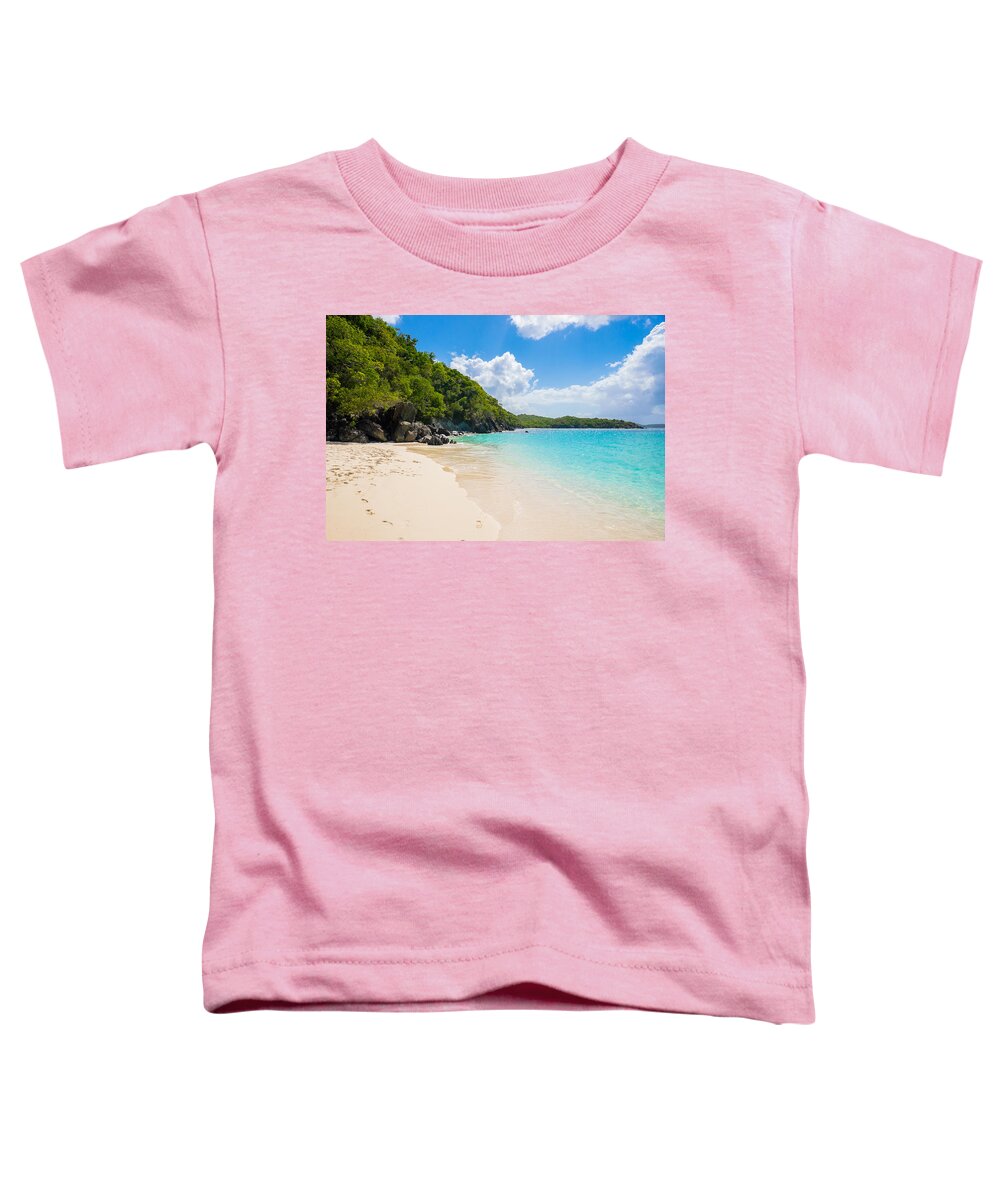 Caribbean Toddler T-Shirt featuring the photograph Beautiful Caribbean beach #8 by Raul Rodriguez