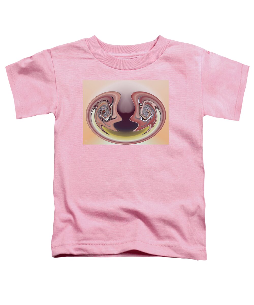 Augusta Stylianou Toddler T-Shirt featuring the digital art Untitled 15 by Augusta Stylianou