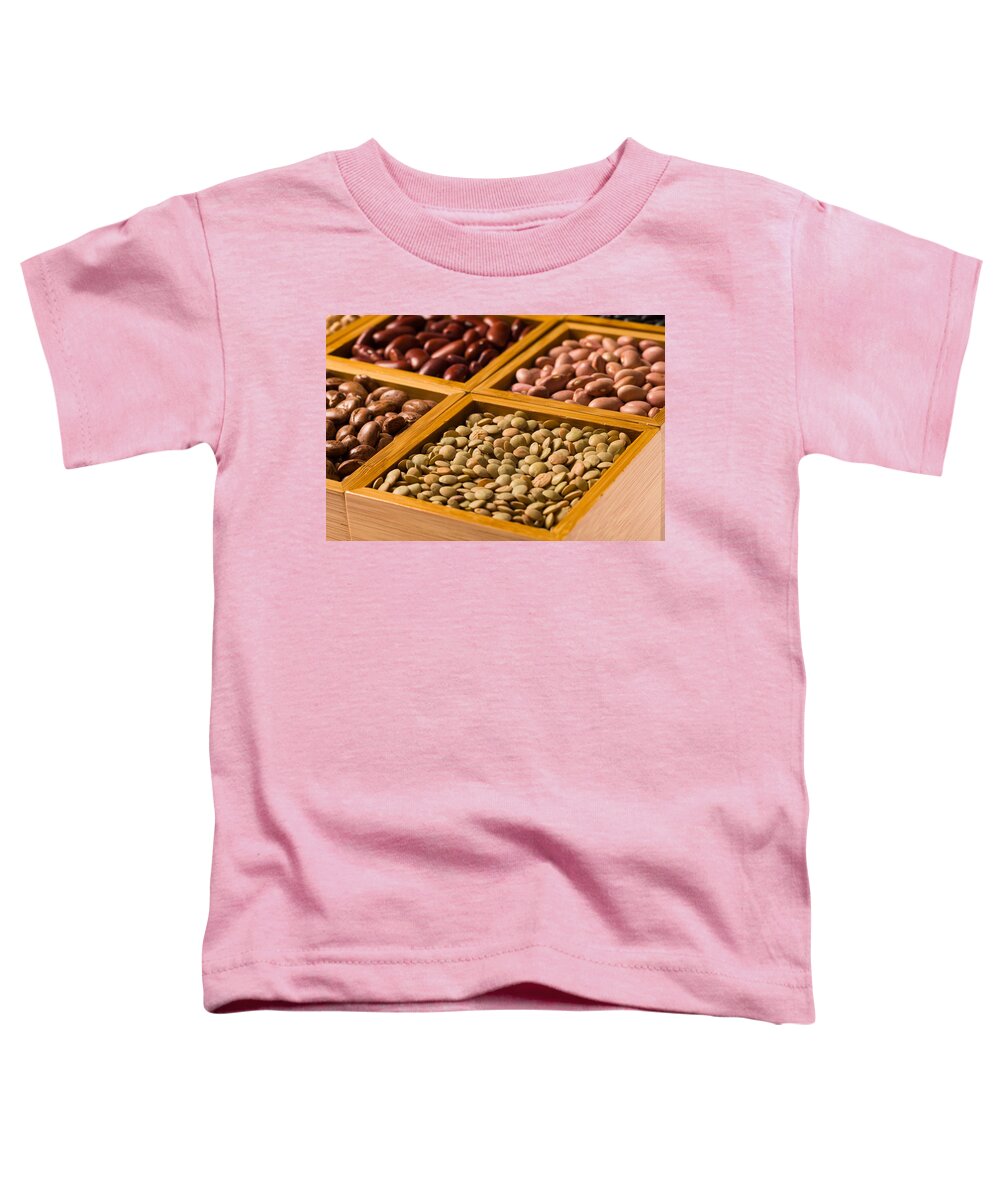 Agricultural Toddler T-Shirt featuring the photograph Boxes of beans #9 by Raul Rodriguez