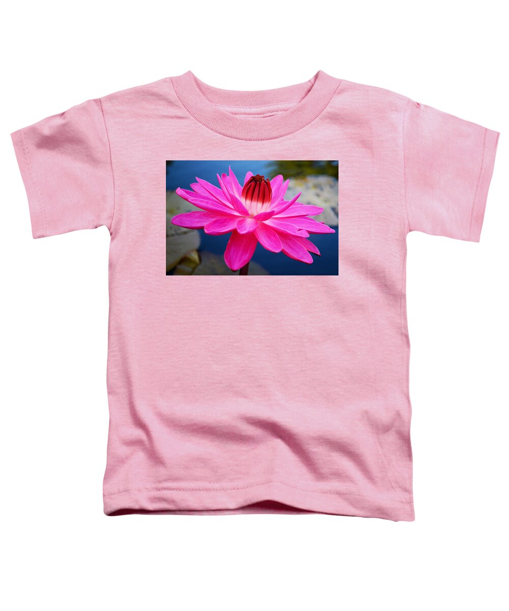 Flower Toddler T-Shirt featuring the photograph A Flower and a Dream... by Melanie Moraga
