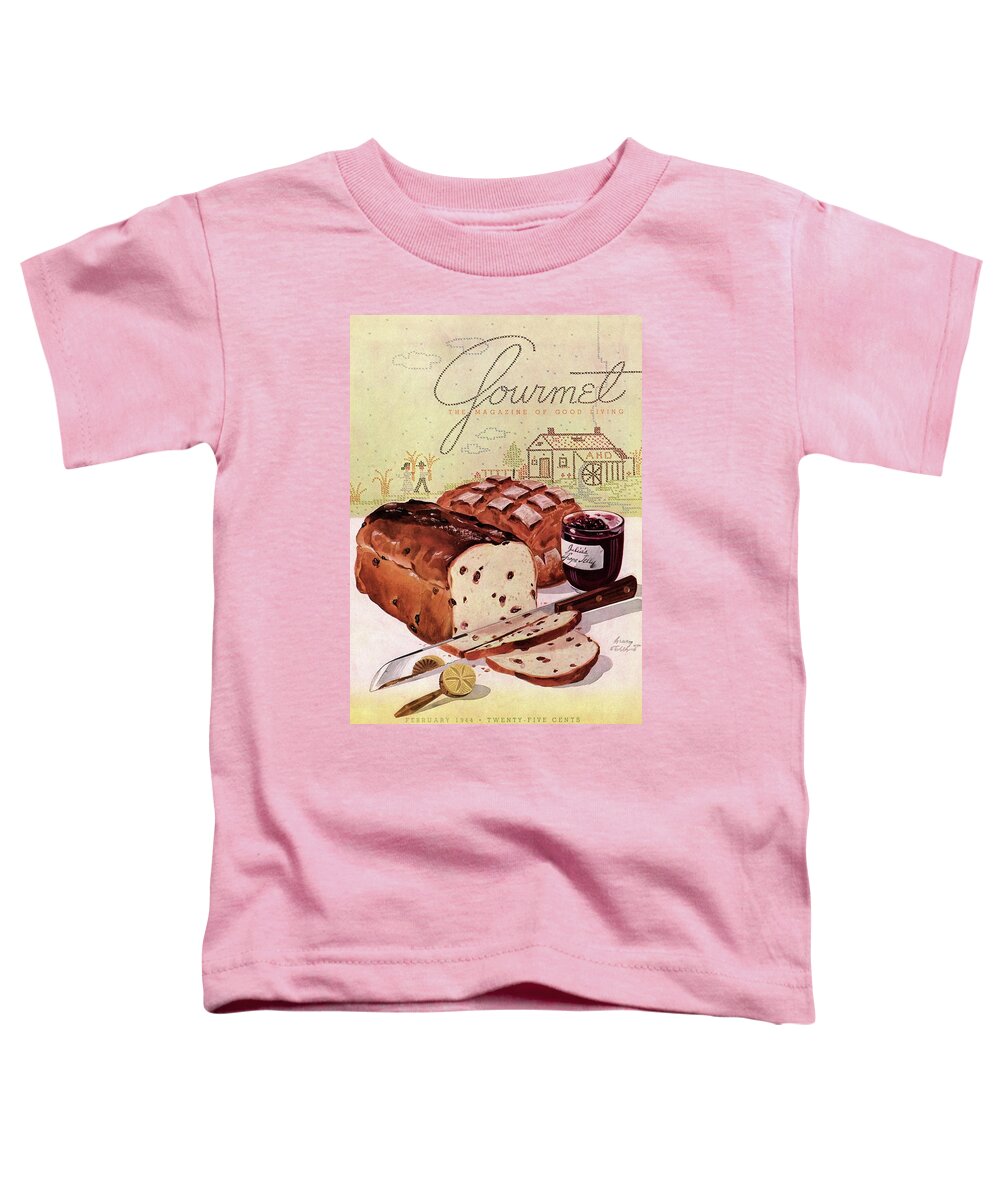 Food Toddler T-Shirt featuring the photograph A Loaf Of Raisin Bread by Henry Stahlhut