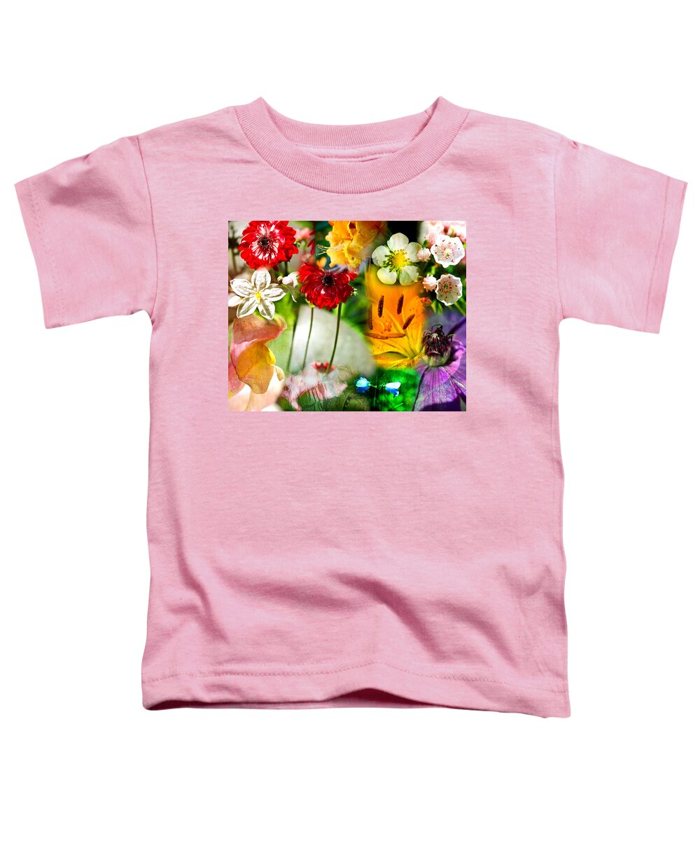 Flowers Toddler T-Shirt featuring the photograph A Plethera Of Flowers by Marie Jamieson