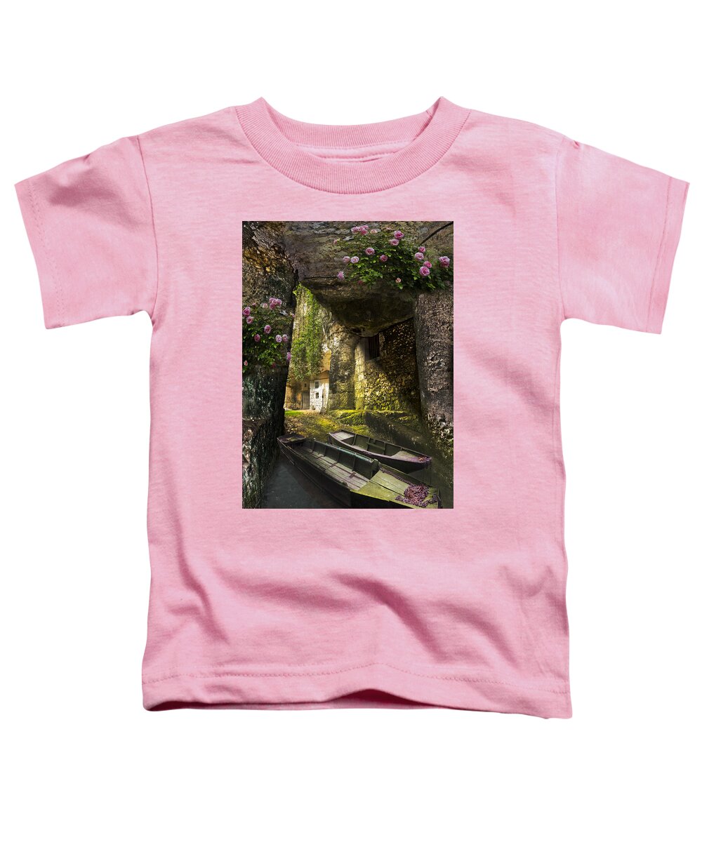Barn Toddler T-Shirt featuring the photograph A Secret Place by Debra and Dave Vanderlaan