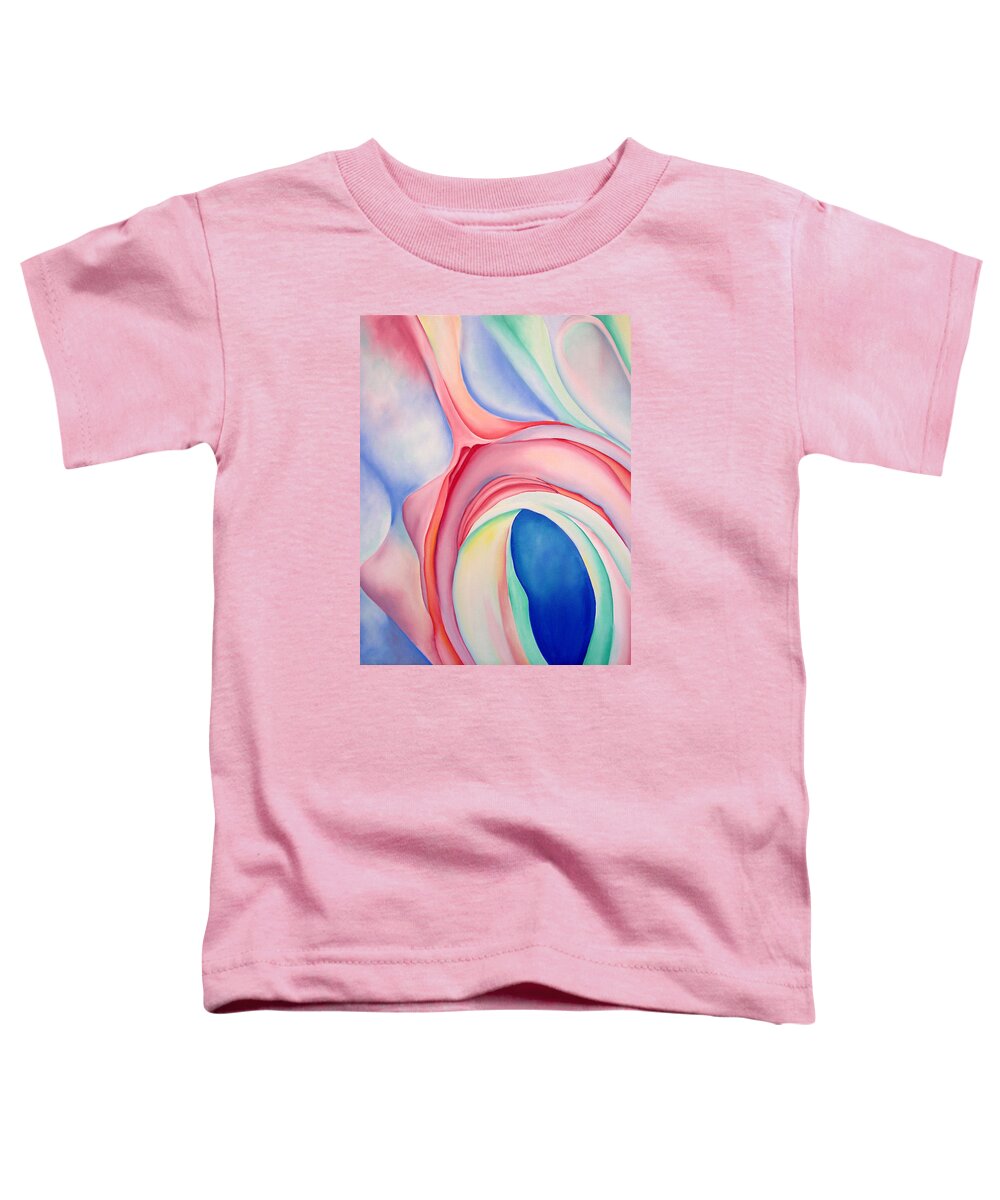 Georgia O'keeffe Toddler T-Shirt featuring the painting After O'keeffe by Joshua Morton
