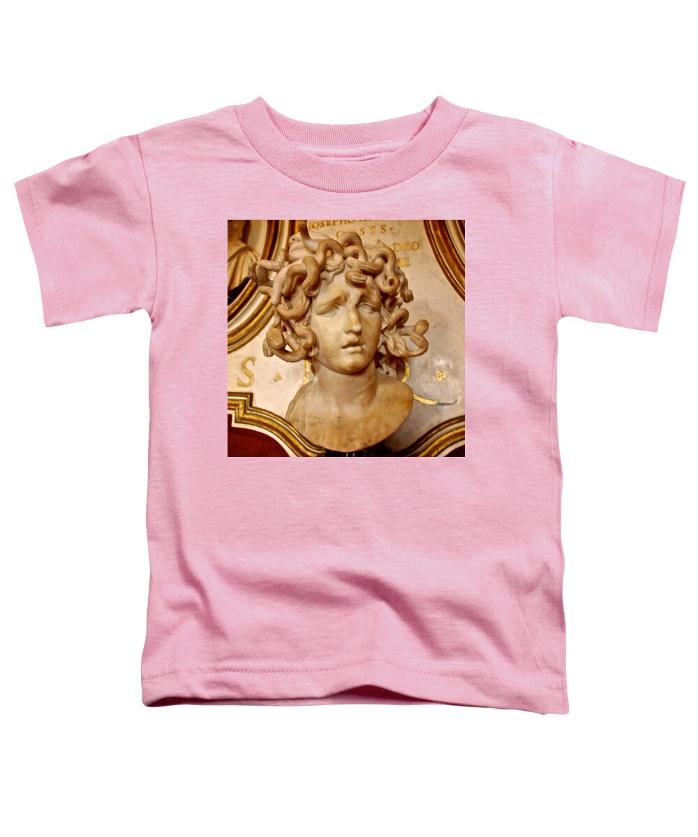 Medusa Toddler T-Shirt featuring the photograph Bernini's Medusa by Eric Tressler