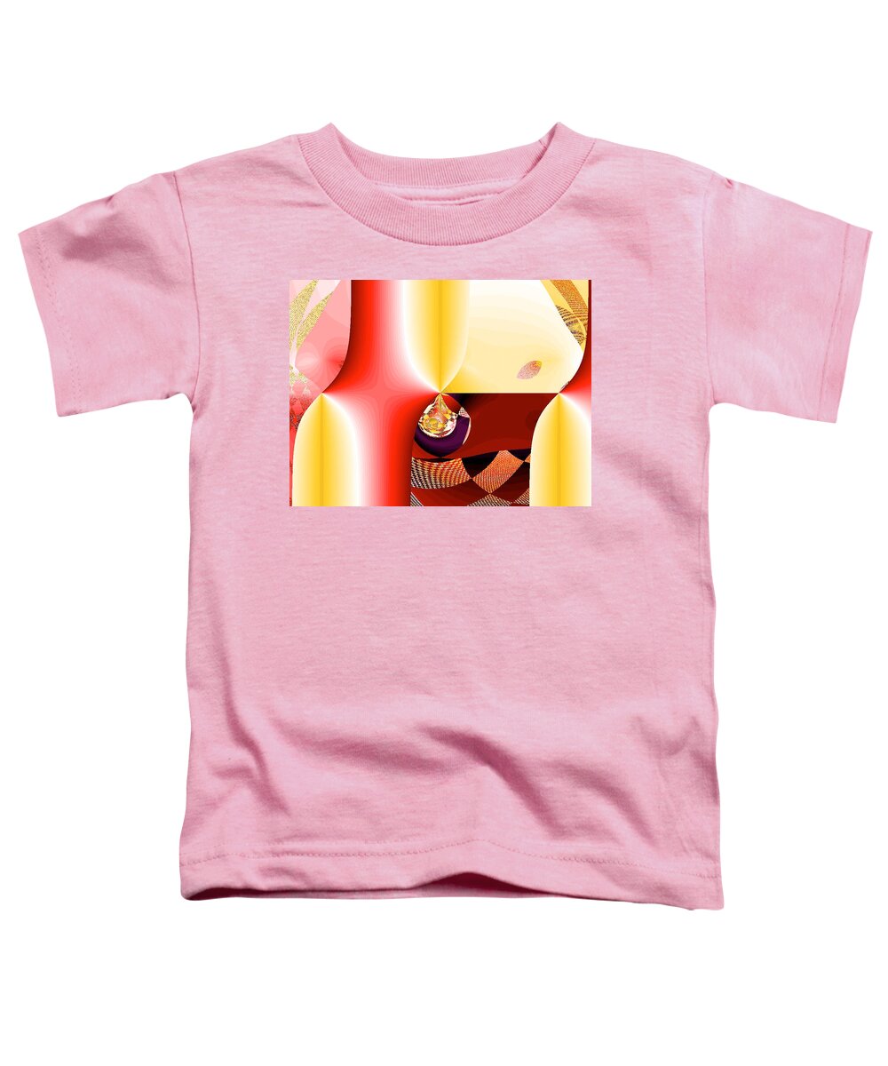 Fractal Art Toddler T-Shirt featuring the digital art Blessing by Judith Chantler