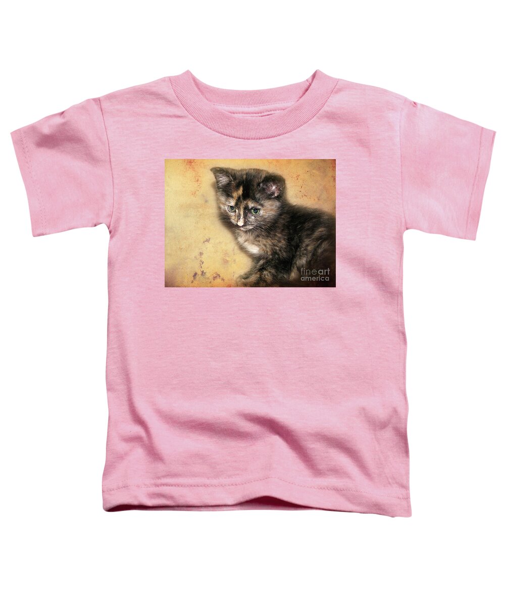 Kitten Toddler T-Shirt featuring the photograph Carmel by Ellen Cotton