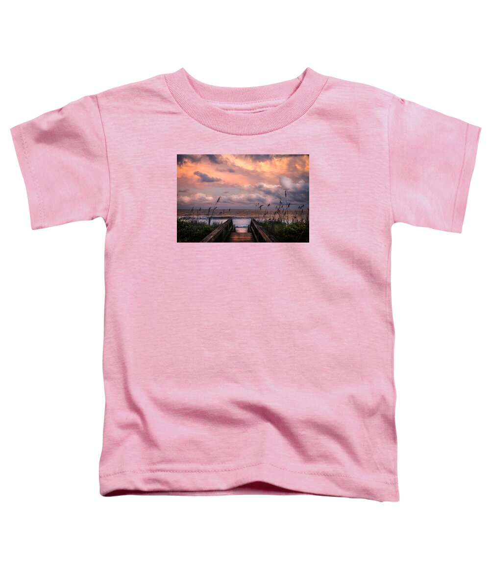 Beaches Toddler T-Shirt featuring the photograph Carolina Dreams by Karen Wiles