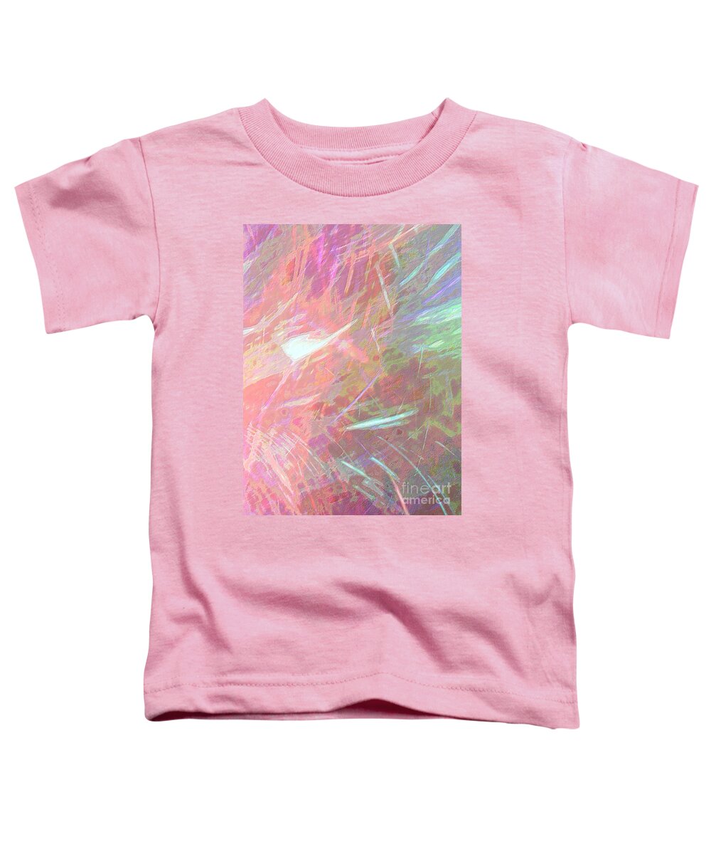 Celeritas Toddler T-Shirt featuring the mixed media Celeritas 68 by Leigh Eldred
