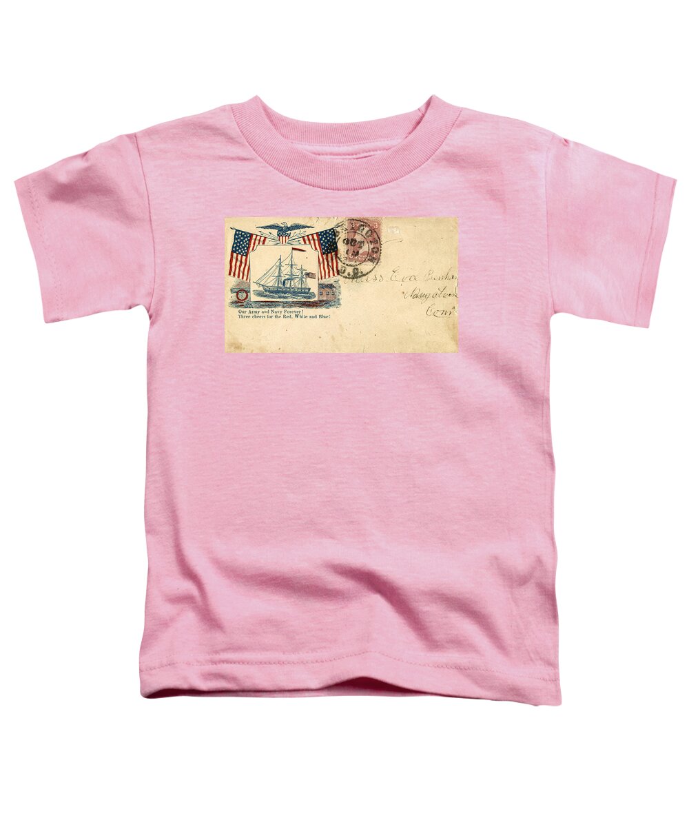 Civil War Toddler T-Shirt featuring the photograph Civil War Letter 10 by Andrew Fare