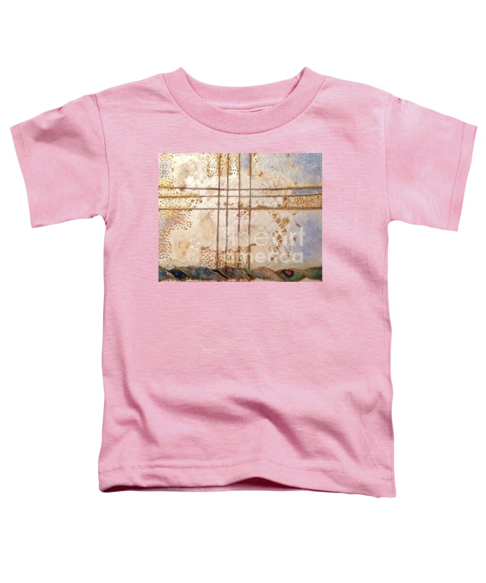 Encaustic Toddler T-Shirt featuring the painting Clarity by Heather Hennick