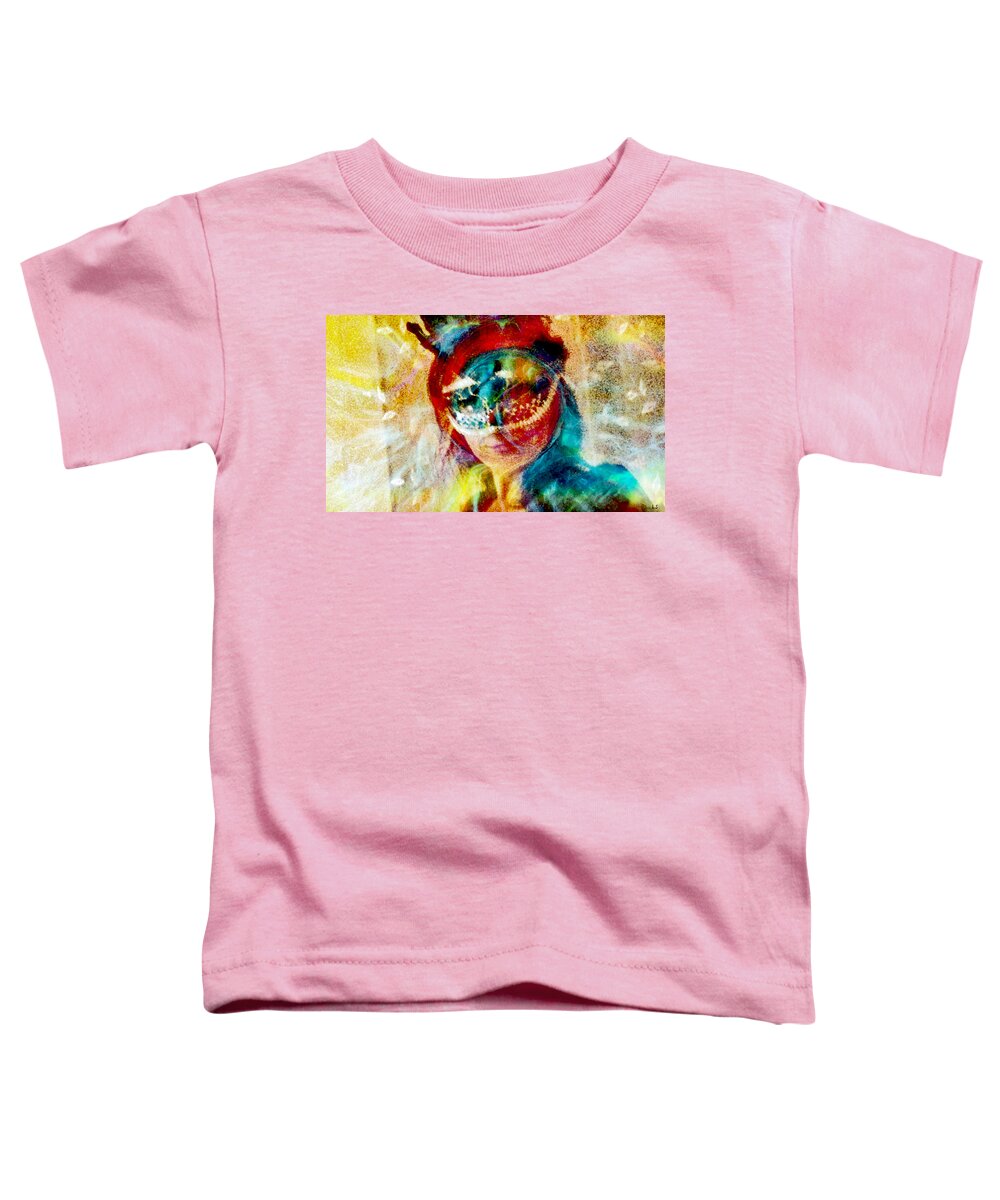 Color Mask Toddler T-Shirt featuring the photograph Color Mask by Linda Sannuti