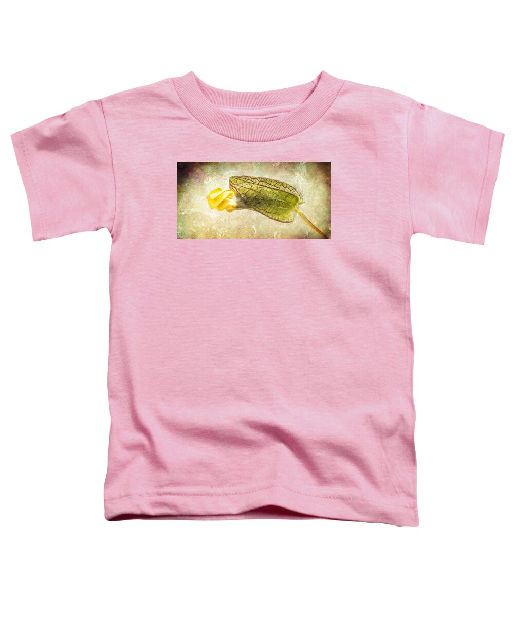 Bud Toddler T-Shirt featuring the photograph Emerging by Caitlyn Grasso