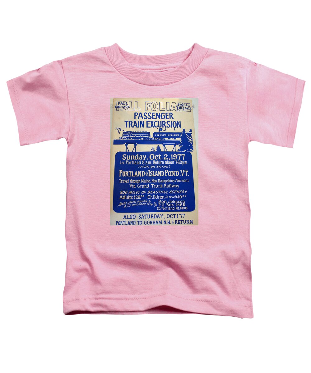 Maine Toddler T-Shirt featuring the photograph Fall Foliage 1977 by Caroline Stella