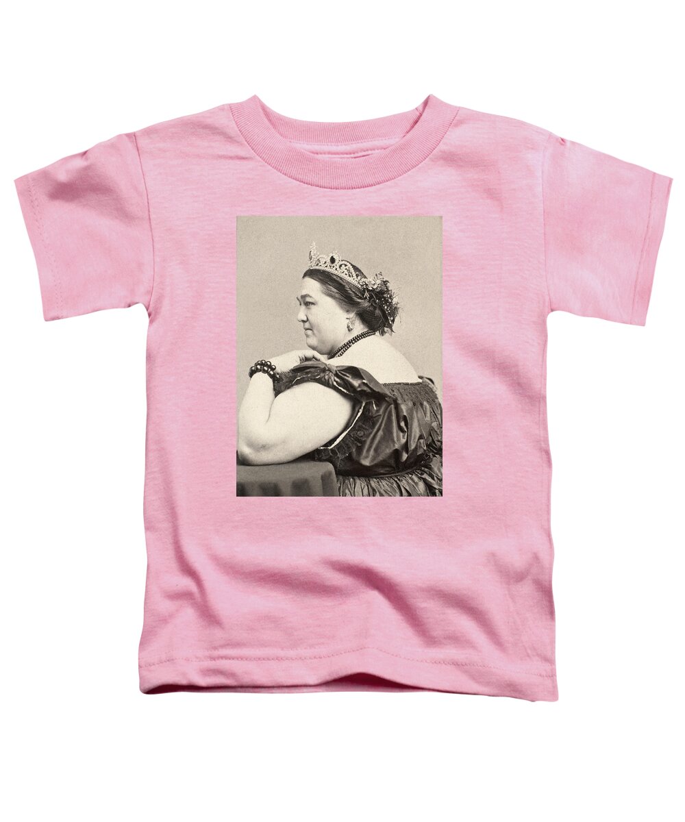 19th Century Toddler T-Shirt featuring the photograph Fat Lady, 19th Century by Granger