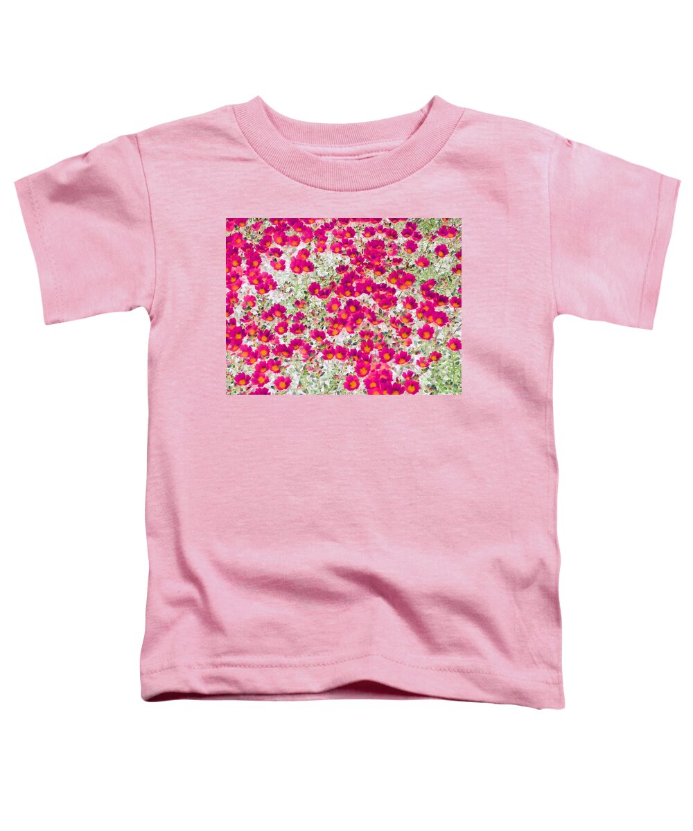 Flower Toddler T-Shirt featuring the photograph Flower Power 1085 by Pamela Critchlow
