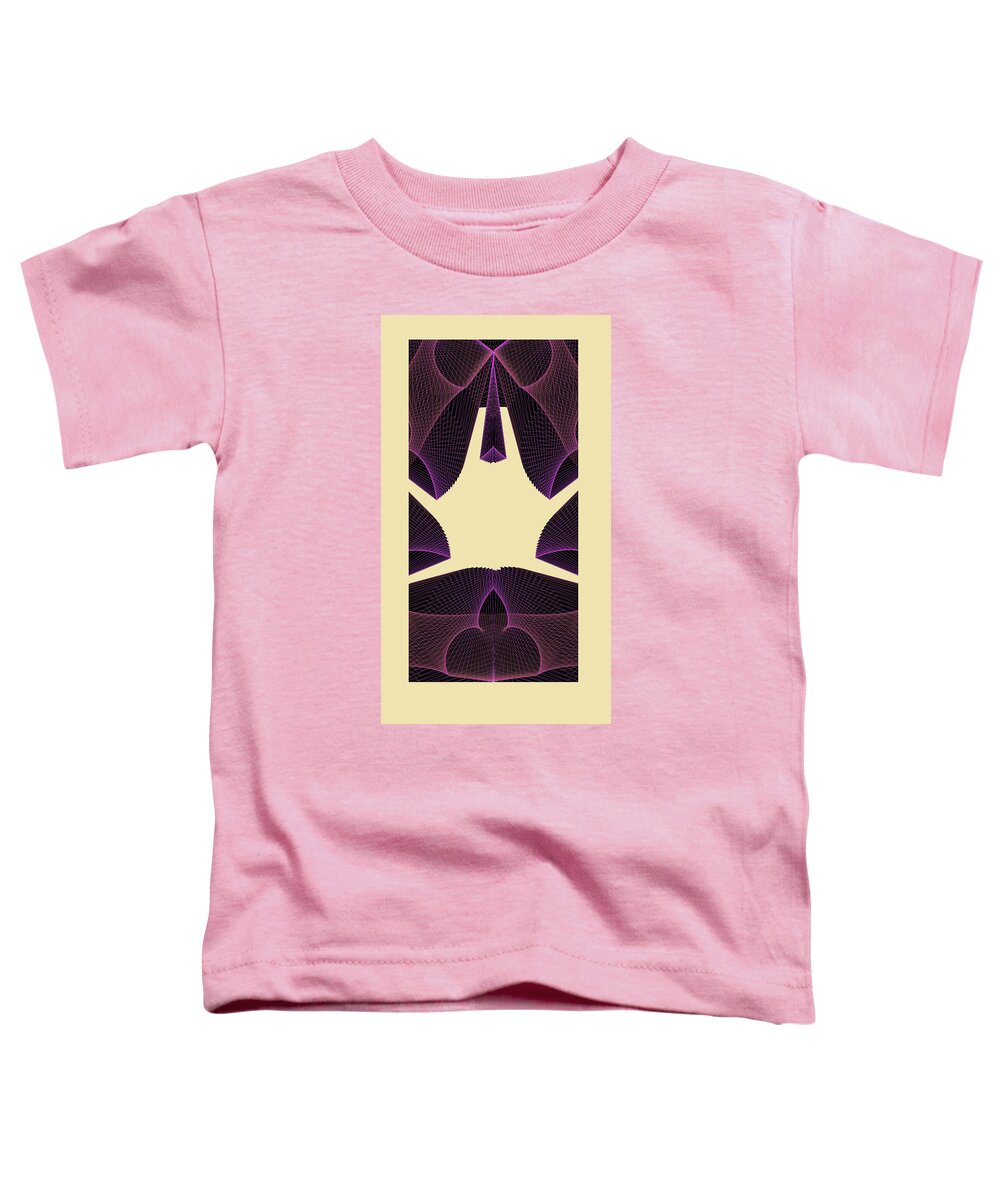Fractal Toddler T-Shirt featuring the painting Fractal Fun by Bruce Nutting