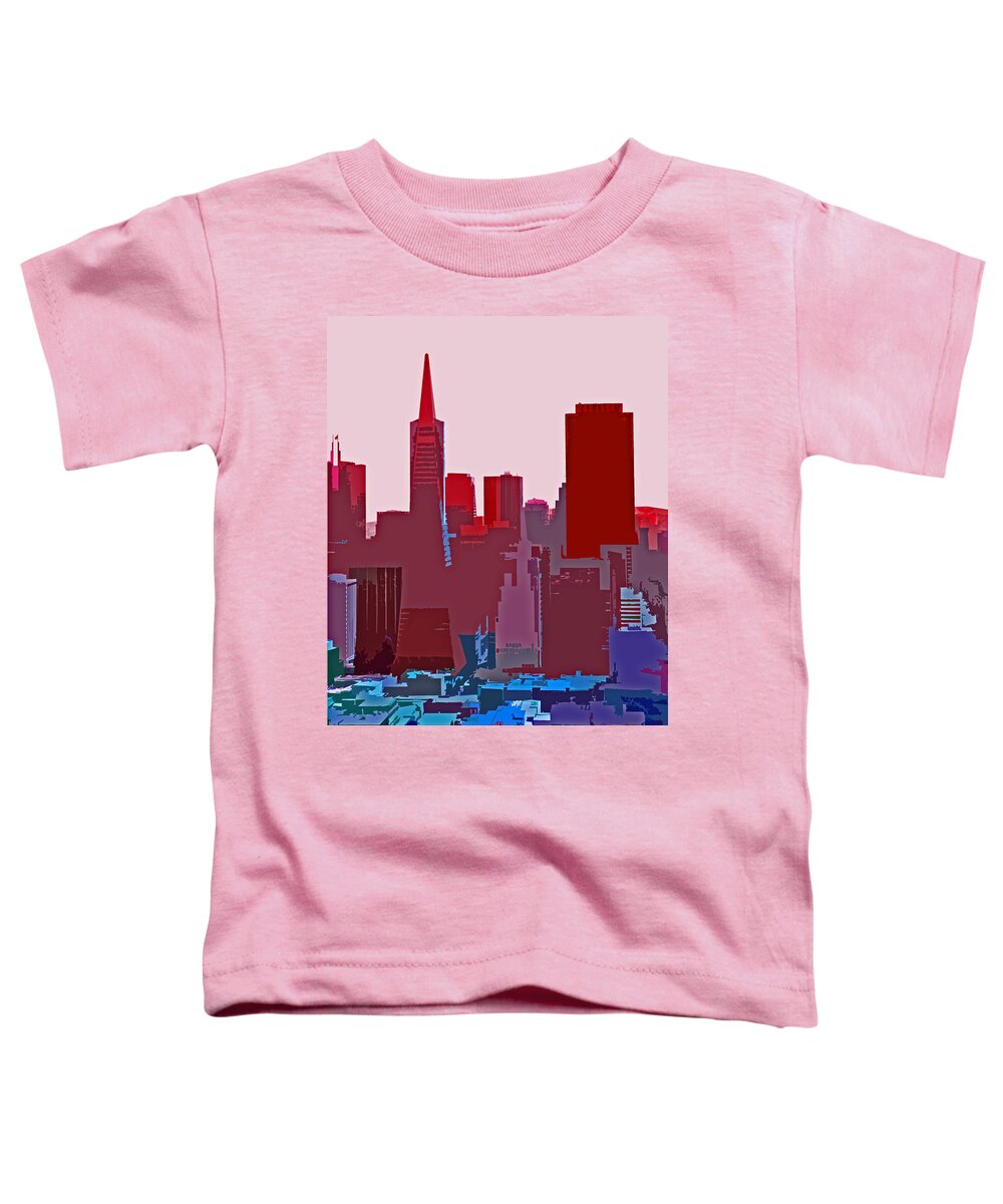 San Francisco Skyline Prints Toddler T-Shirt featuring the photograph Frisco Skyline by Joseph Coulombe