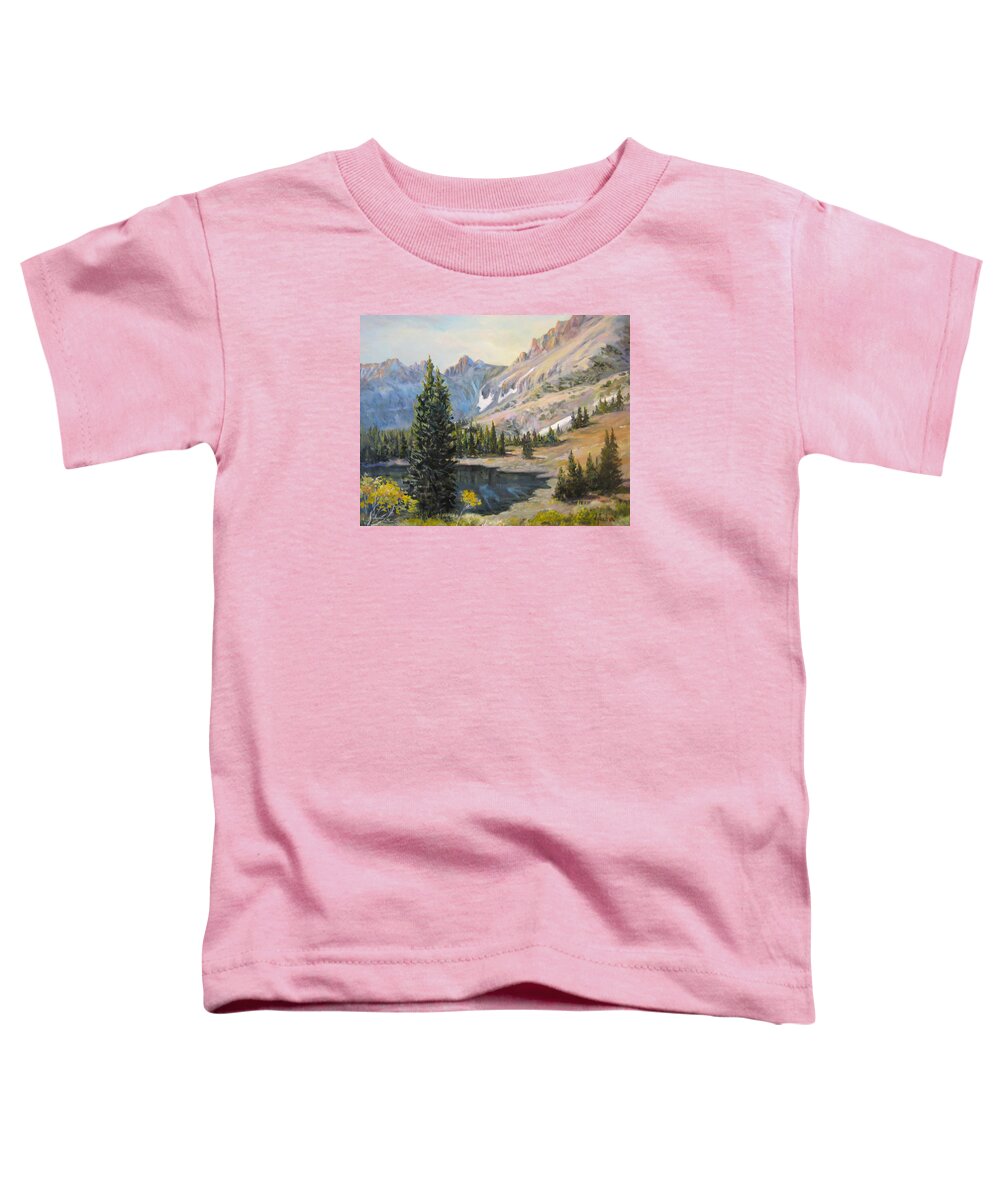 Nature Toddler T-Shirt featuring the painting Great Basin Nevada by Donna Tucker