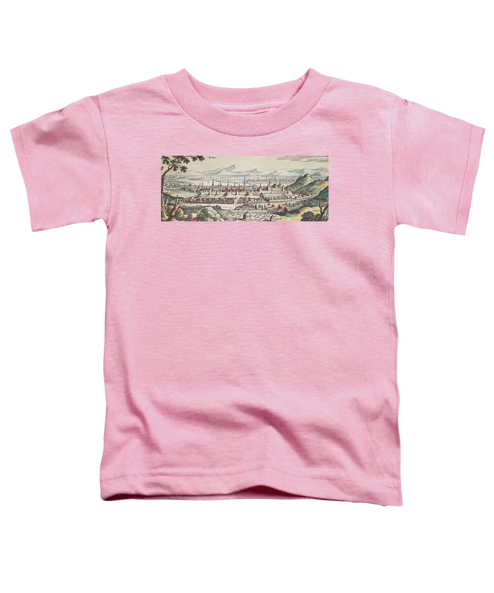 1638 Toddler T-Shirt featuring the painting Hungary Buda, 1638 by Granger