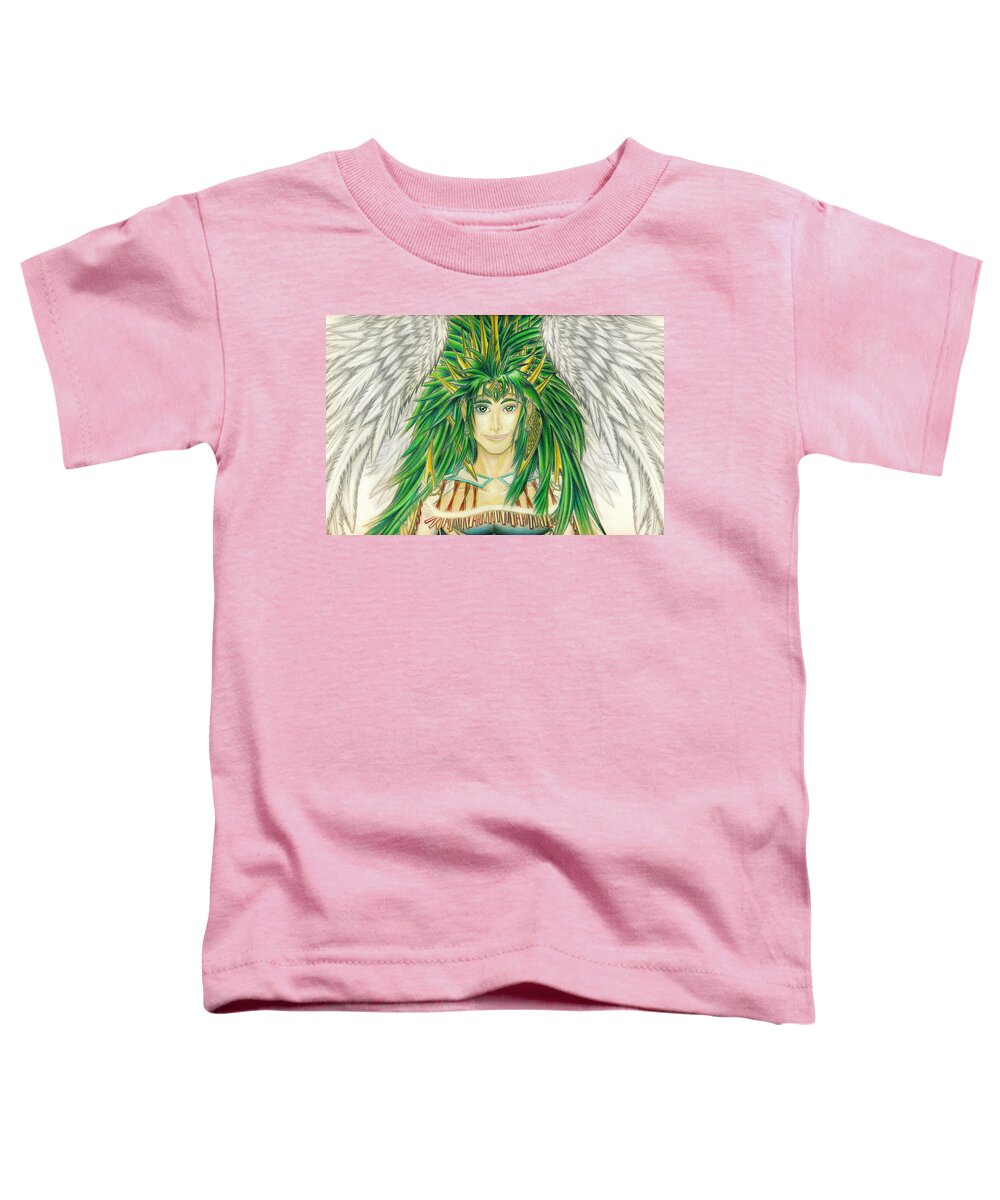 Crai Toddler T-Shirt featuring the painting King Crai'riain Portrait by Shawn Dall