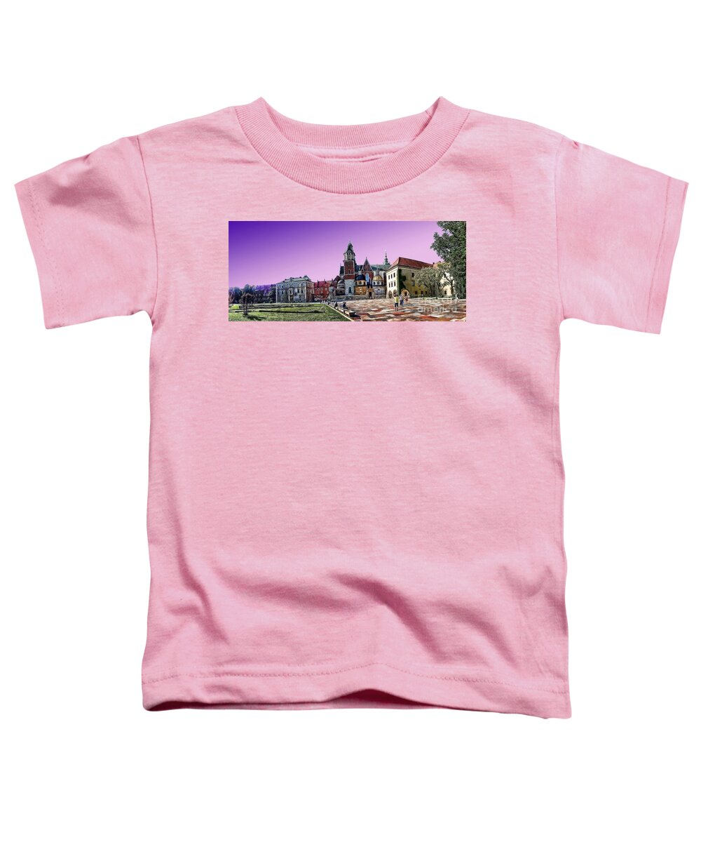 Krakow Toddler T-Shirt featuring the photograph Krakow Wawel Cathedral by Justyna Jaszke JBJart