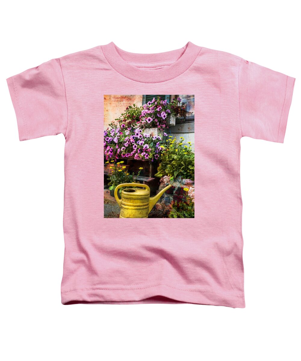 Switzerland Toddler T-Shirt featuring the photograph Little Swiss Garden by Debra and Dave Vanderlaan