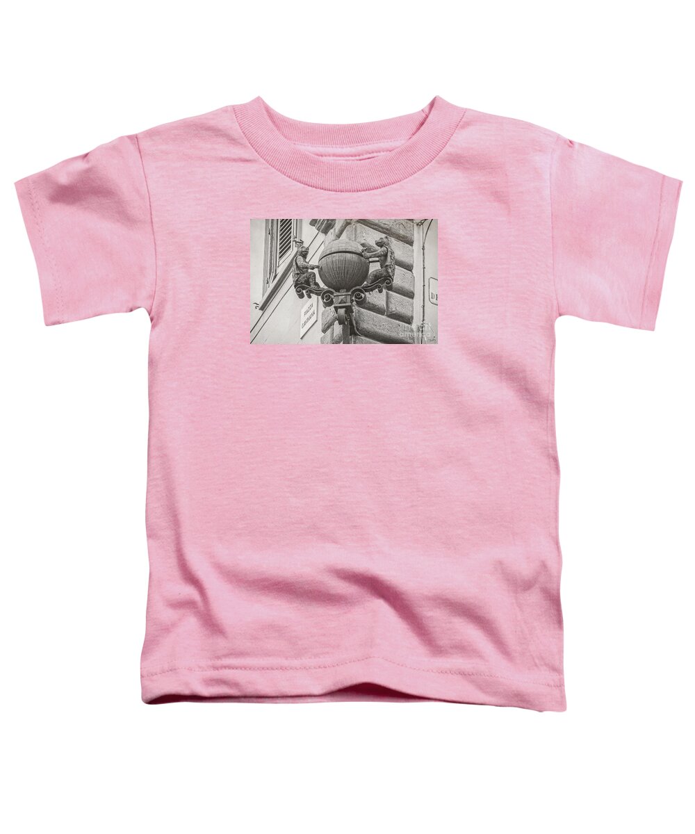 Medieval Alarm Toddler T-Shirt featuring the photograph Medieval Alarm by Prints of Italy