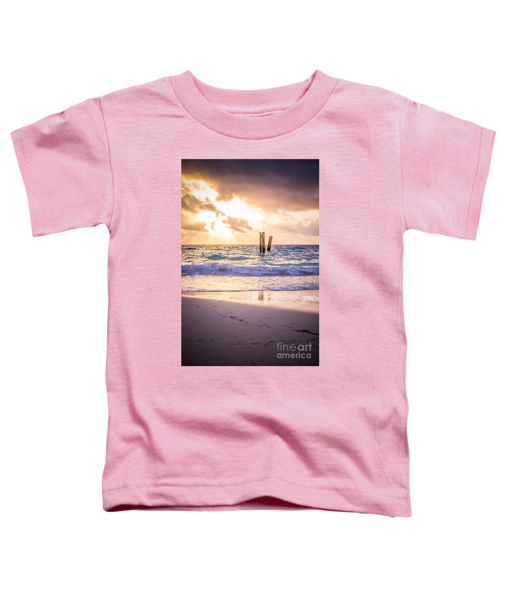 Bahamas Toddler T-Shirt featuring the photograph Morning Solitude by Alanna DPhoto