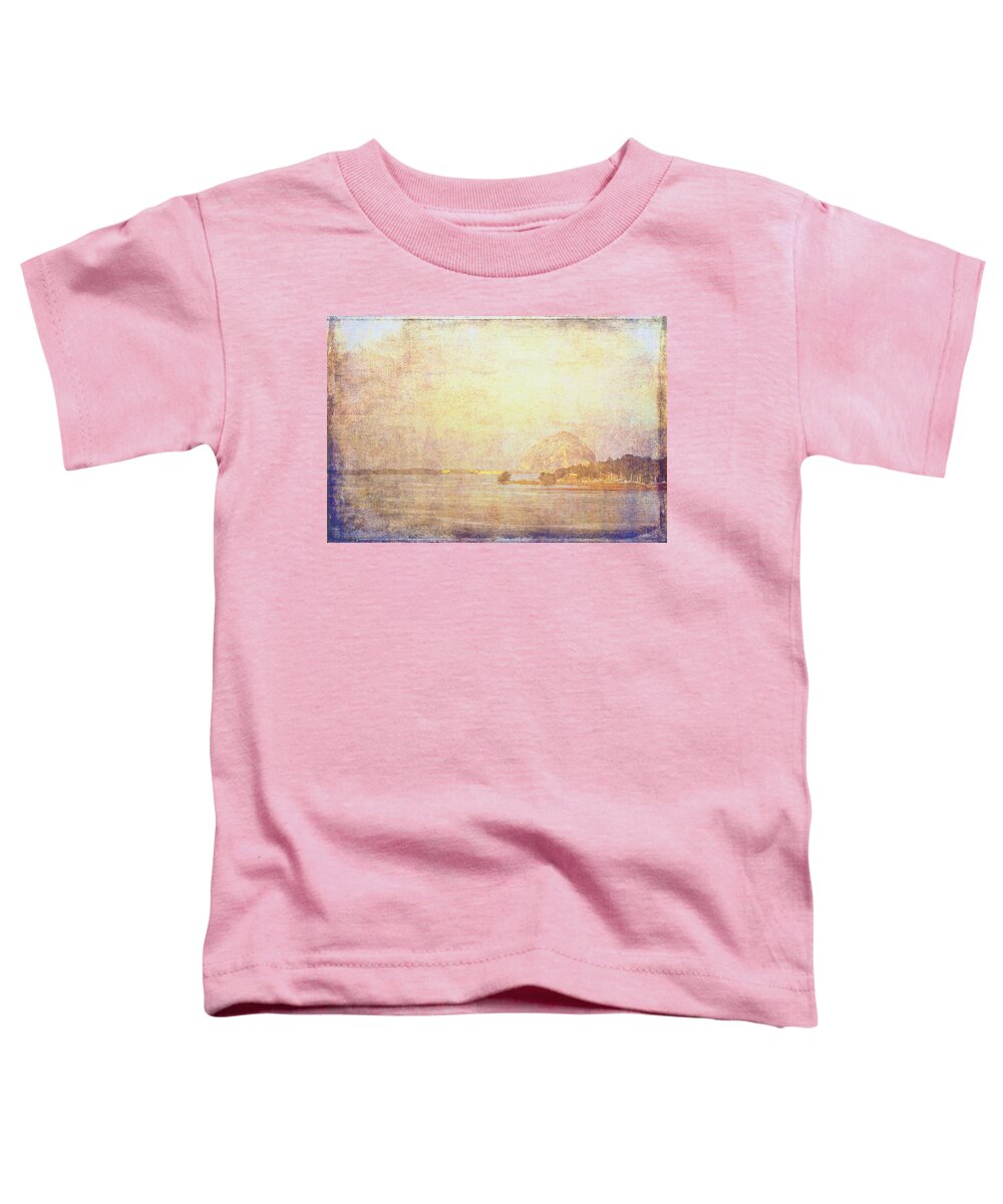 Morro Rock Toddler T-Shirt featuring the photograph Morro Rock 5 by Pamela Cooper