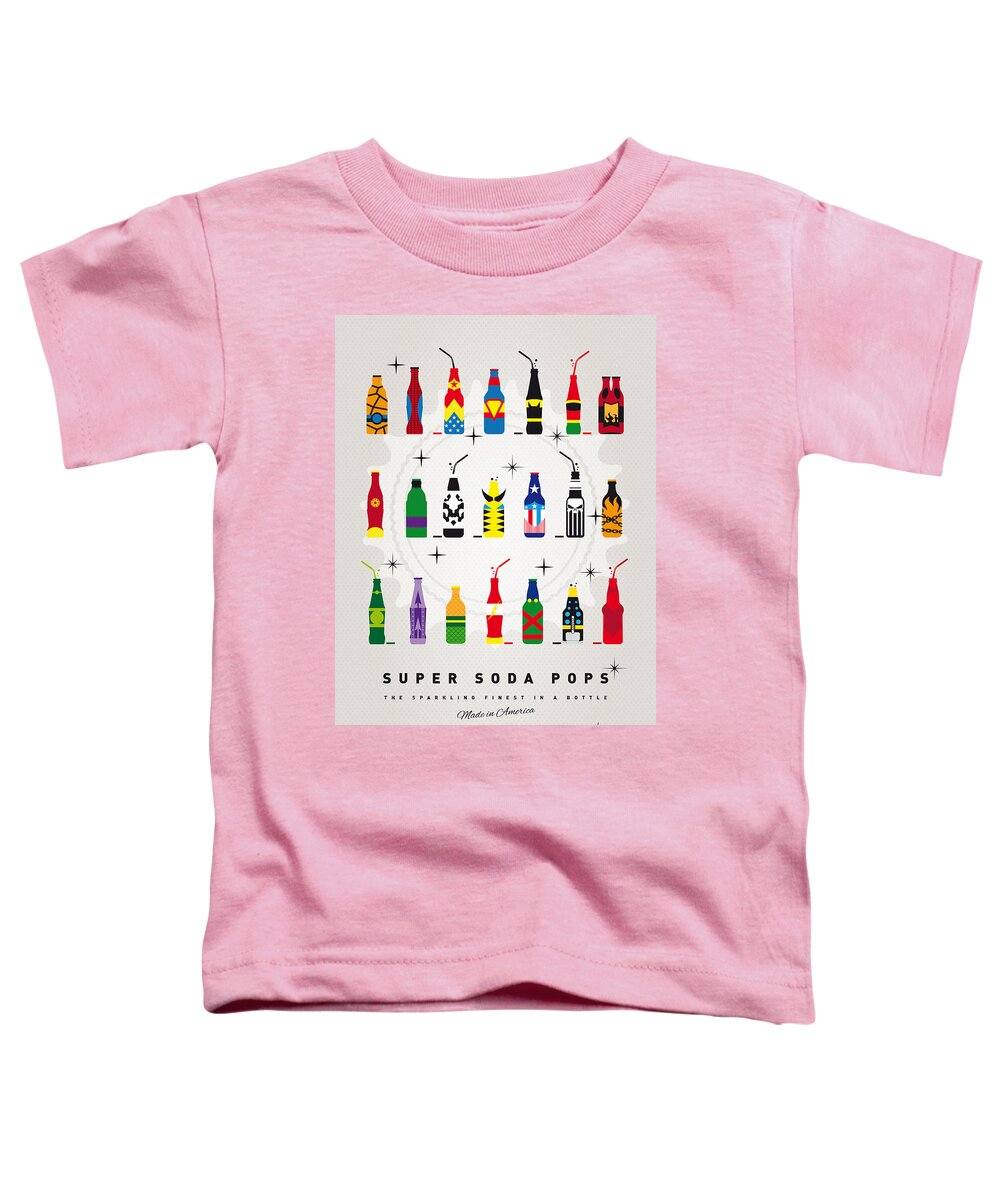 Icepops Toddler T-Shirt featuring the digital art My SUPER SODA POPS No-00 by Chungkong Art