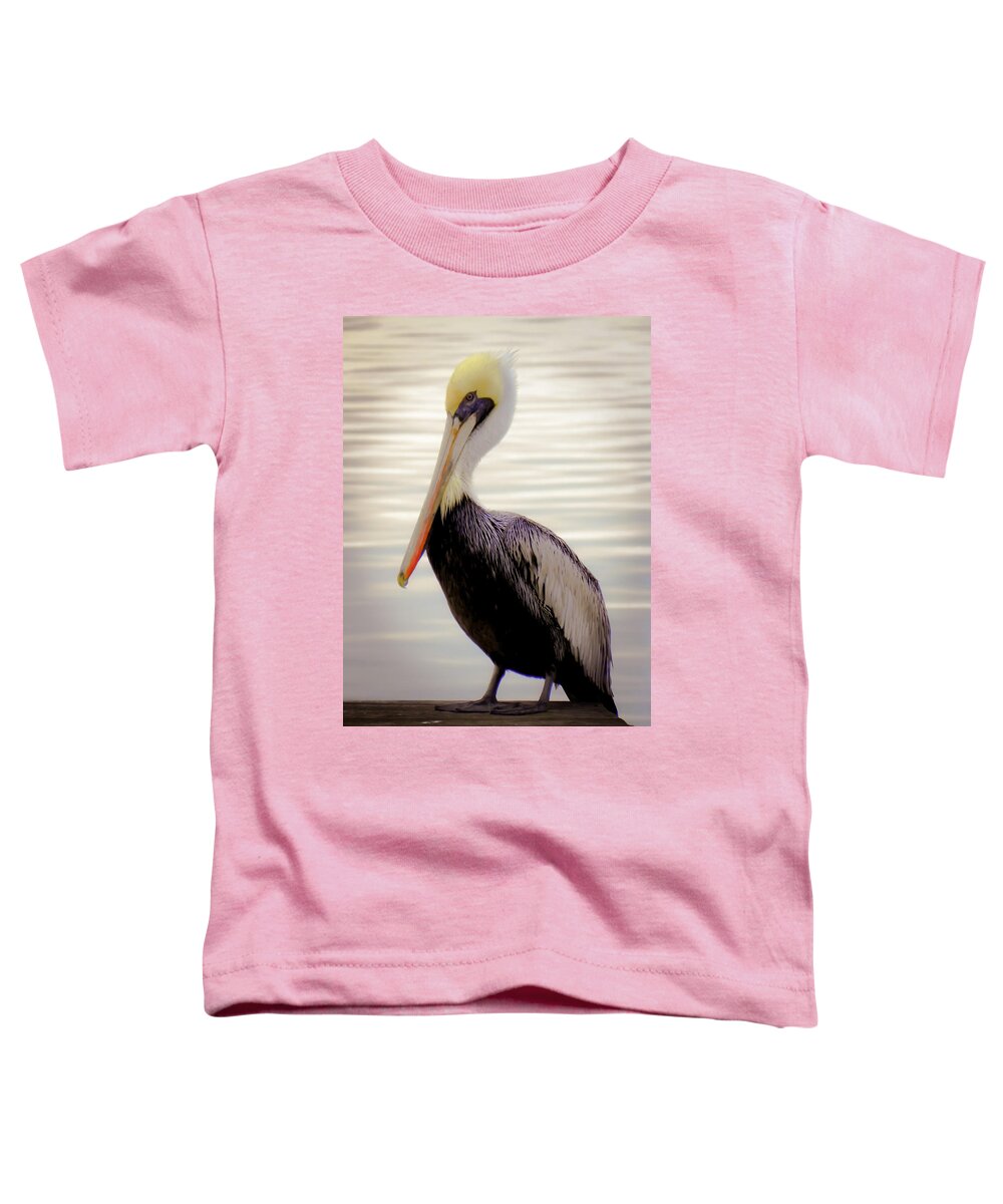 Bird Toddler T-Shirt featuring the photograph My Visitor by Karen Wiles