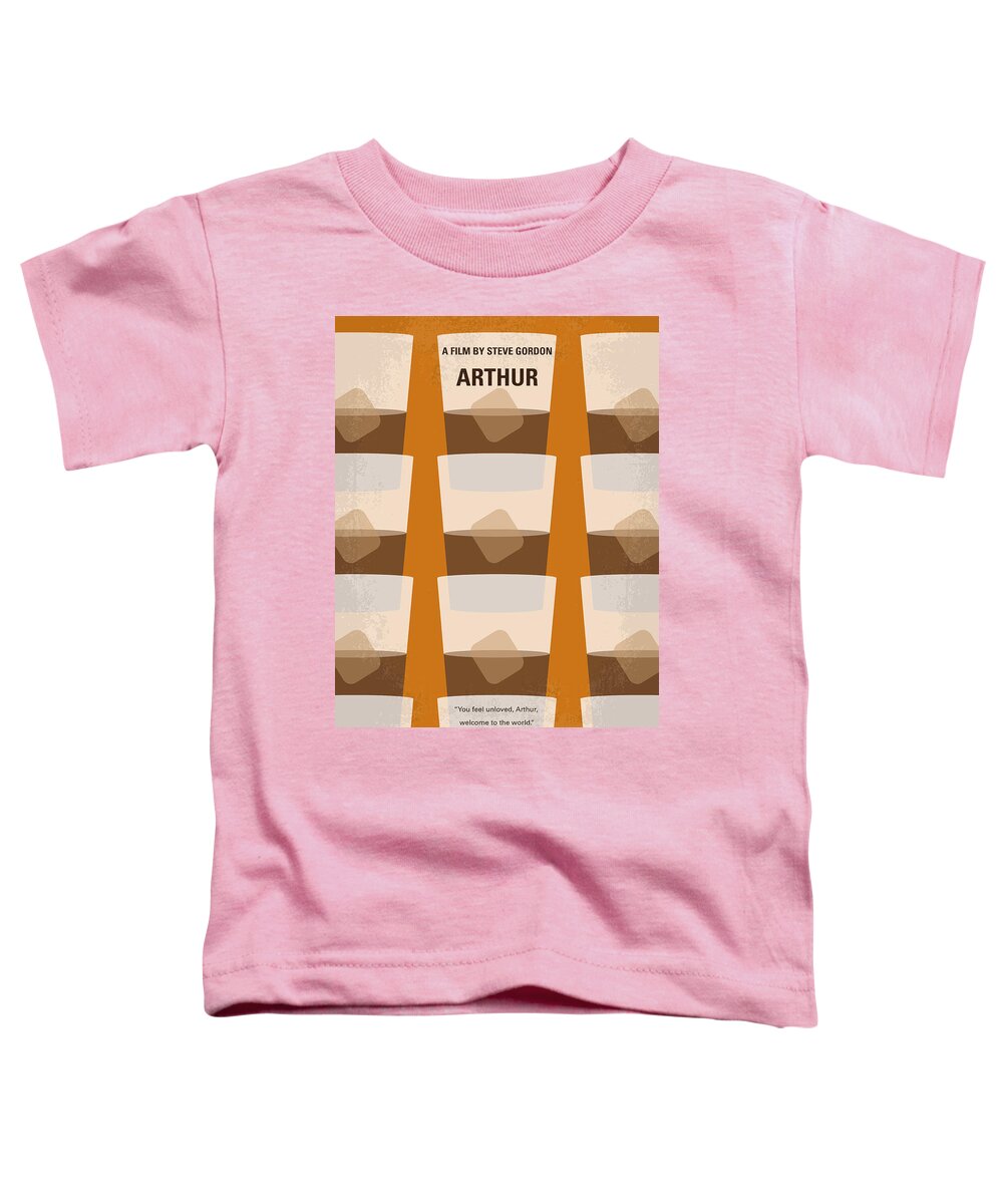 Arthur Toddler T-Shirt featuring the digital art No383 My Arthur minimal movie poster by Chungkong Art