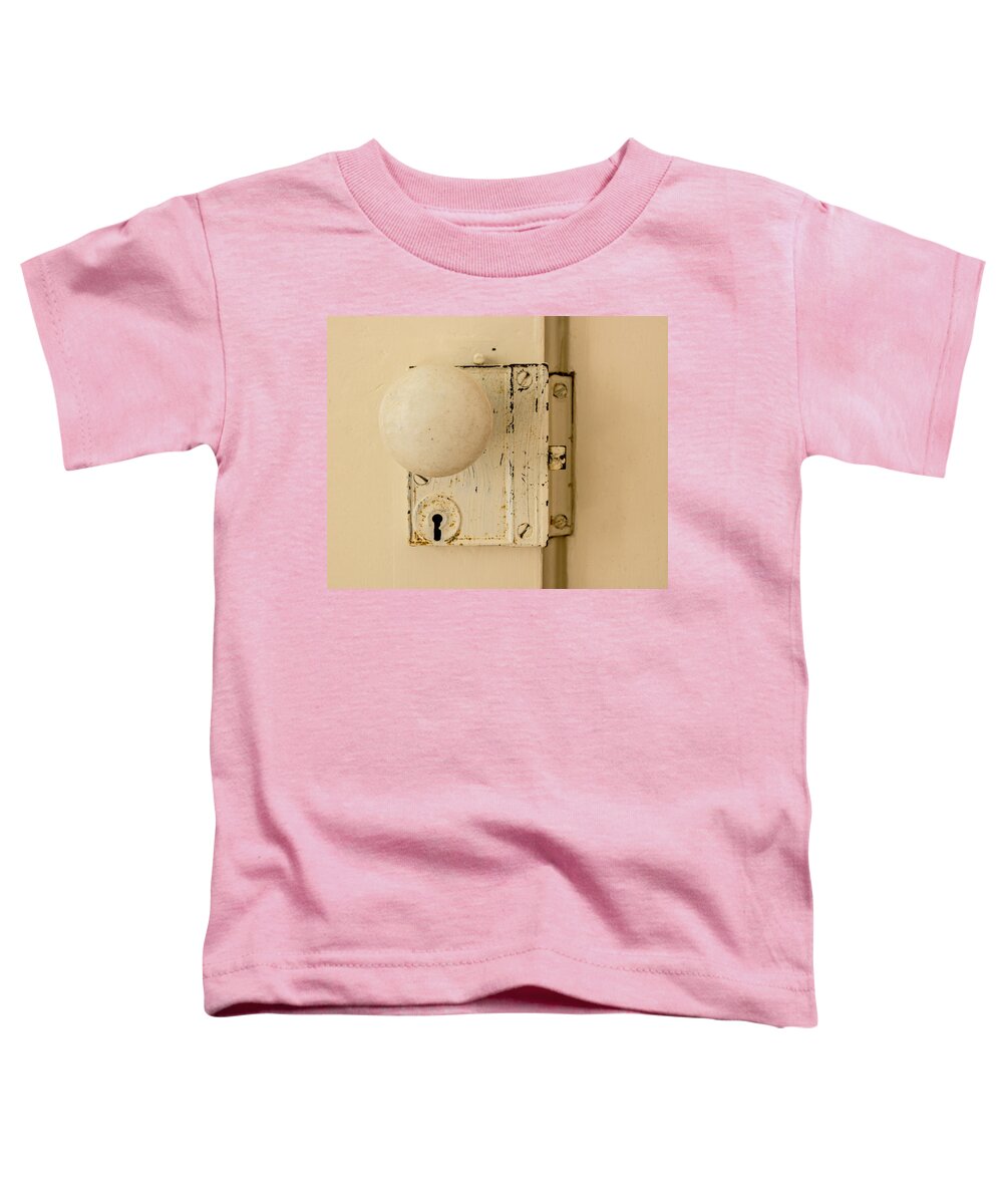 Old Toddler T-Shirt featuring the photograph Old Lock by Photographic Arts And Design Studio
