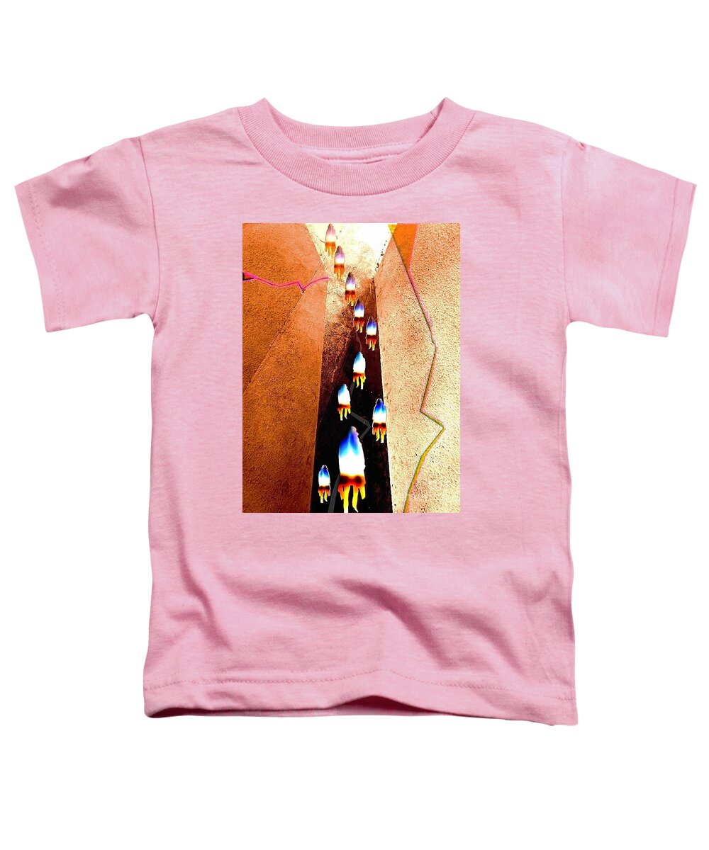 Abstract Toddler T-Shirt featuring the digital art Pathway by Fei A