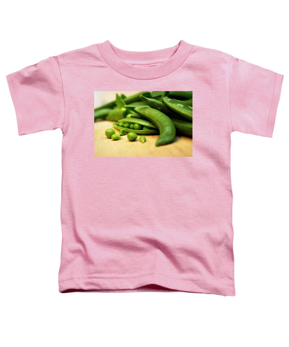 Skompski Toddler T-Shirt featuring the photograph Pea Pods by Joseph Skompski