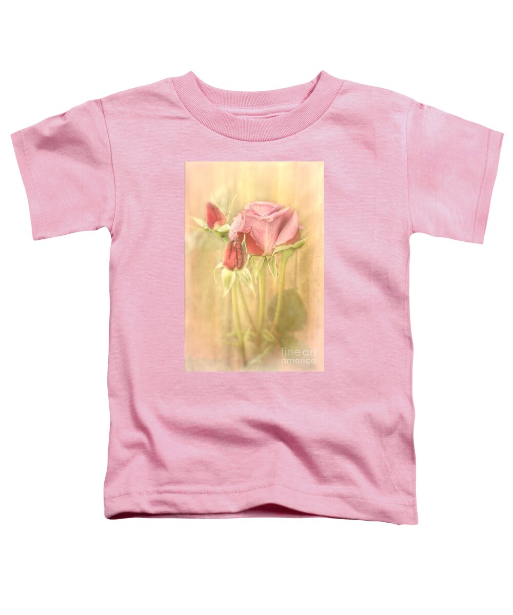 Pink Toddler T-Shirt featuring the photograph Pretty In Pink by Peggy Hughes