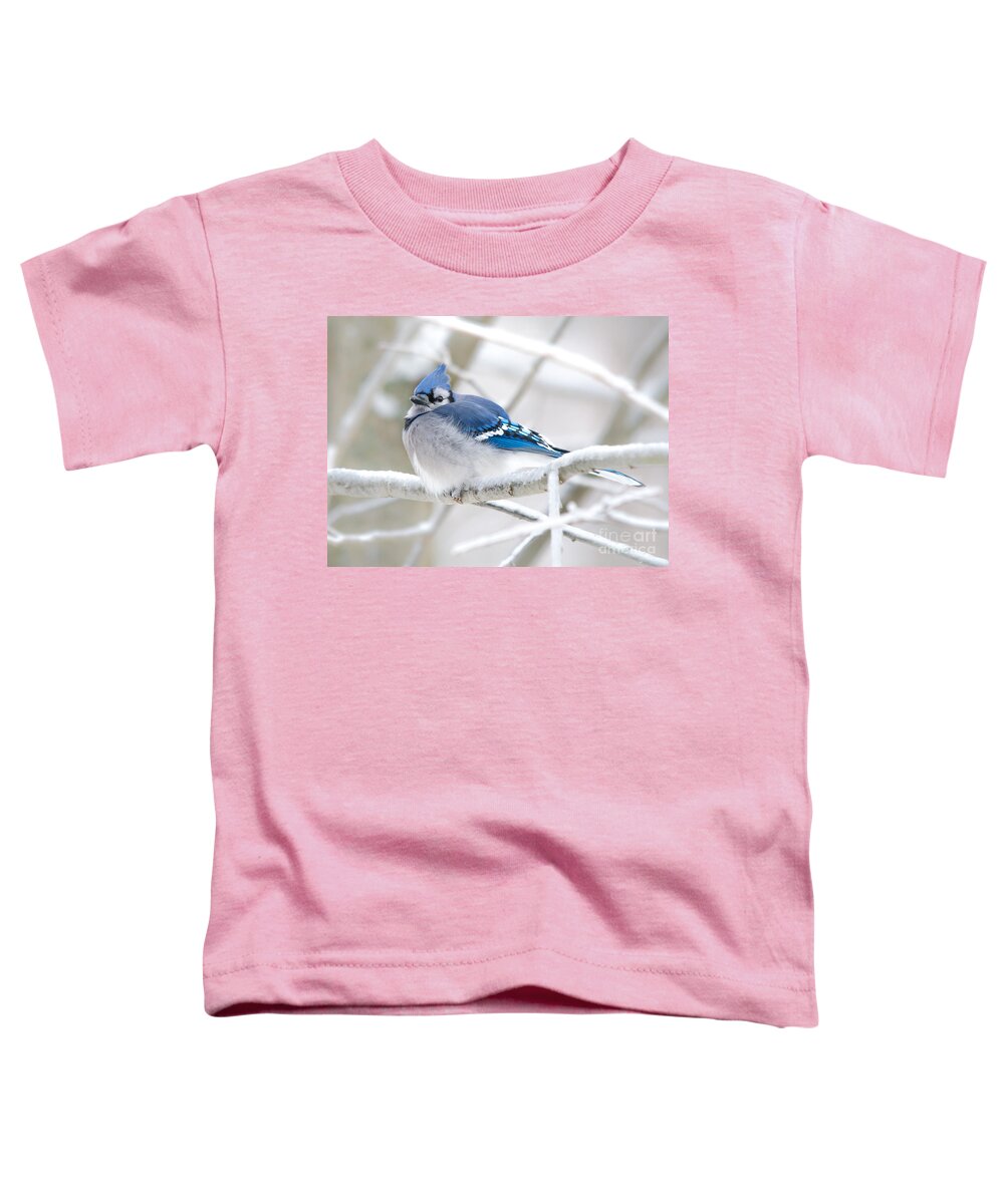 Bokeh Toddler T-Shirt featuring the photograph Puffy Blue by Cheryl Baxter
