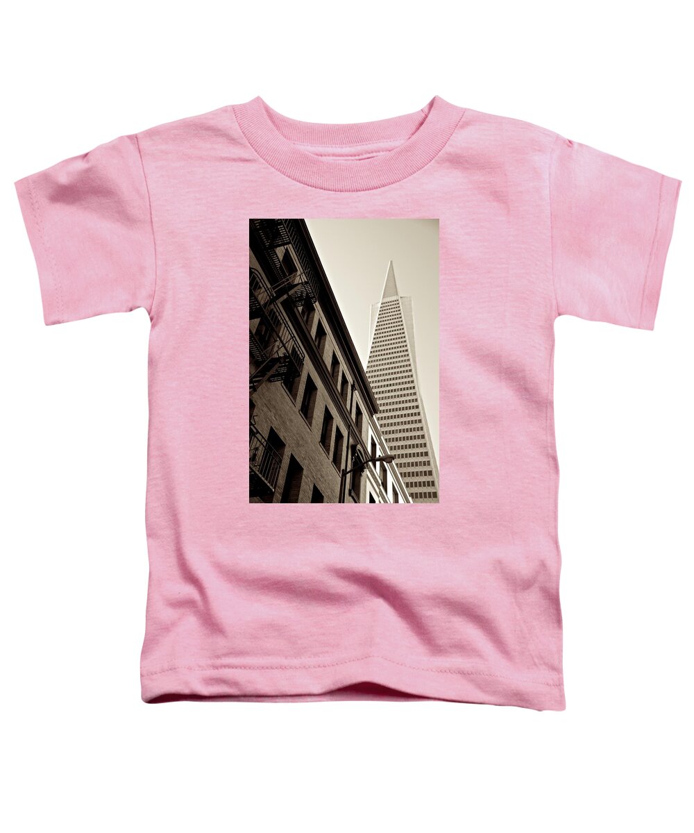 San Francisco Toddler T-Shirt featuring the photograph San Francisco Angles by Eric Tressler