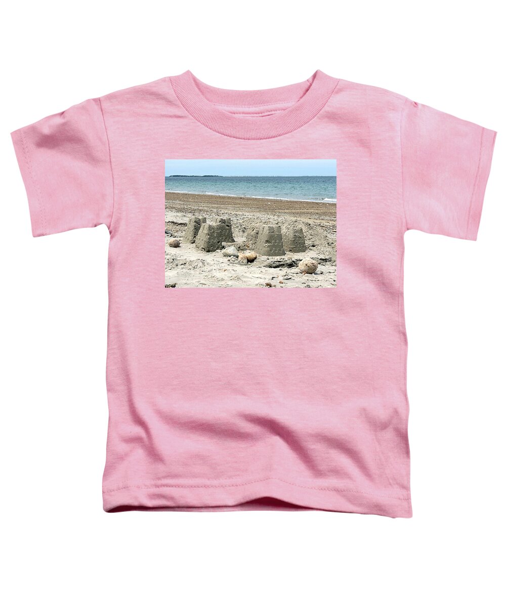 Sand Castles Toddler T-Shirt featuring the photograph Sand Castle by Janice Drew